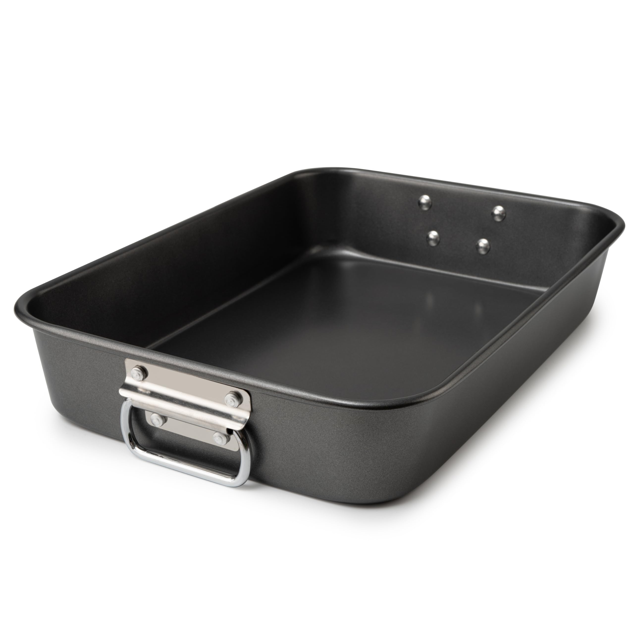 Tiawudi Lasagna Pan with Handles, 15x10x3 Inch Bakeware for Oven, Nonstick Rectangular Roasting Pan, Deep Baking Dish for Cake a