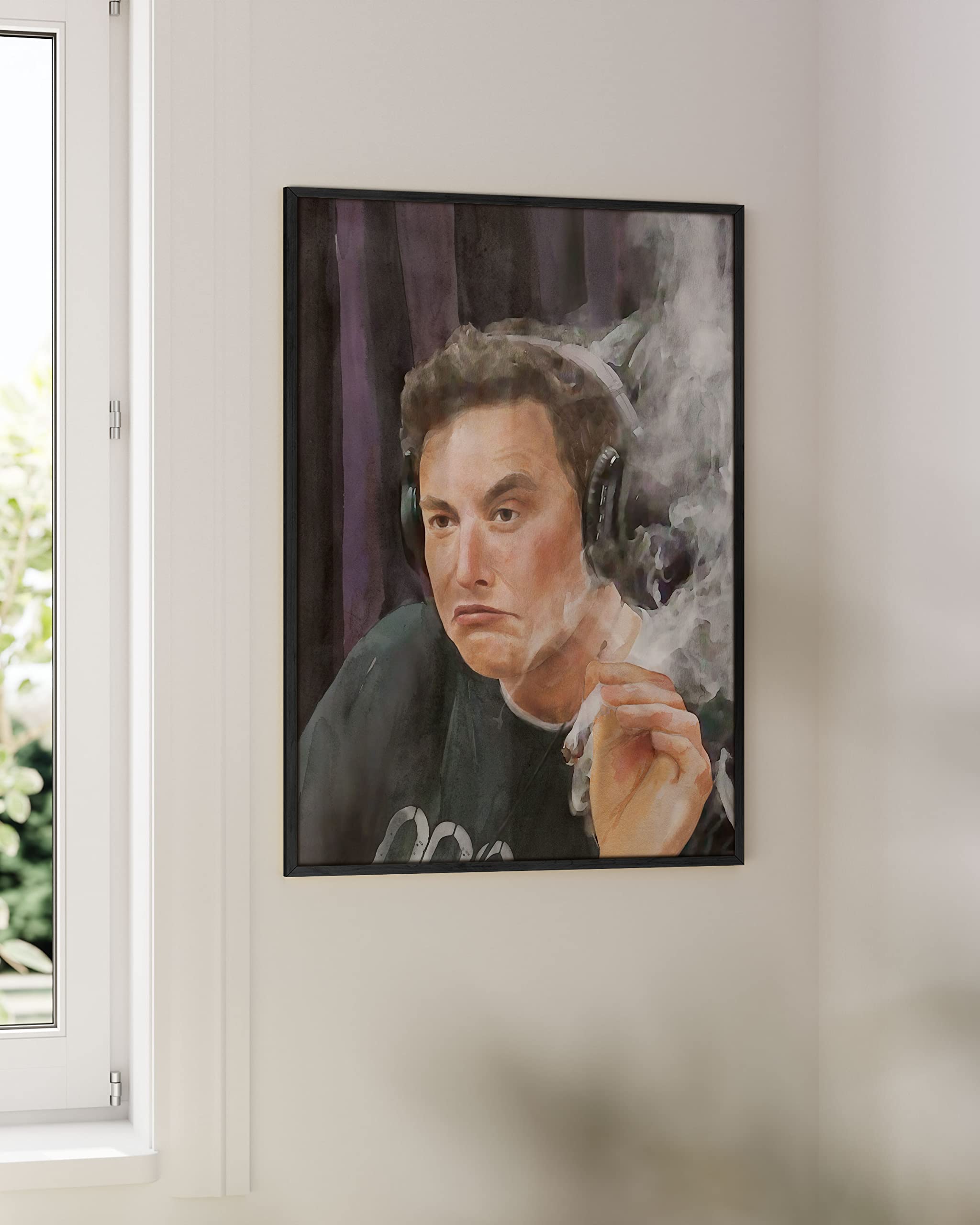 Haus And Hues Elon Musk Posters For College Dorm Trippy Room Decor And Cool Posters For Guys | Funny College Posters For Guys, C