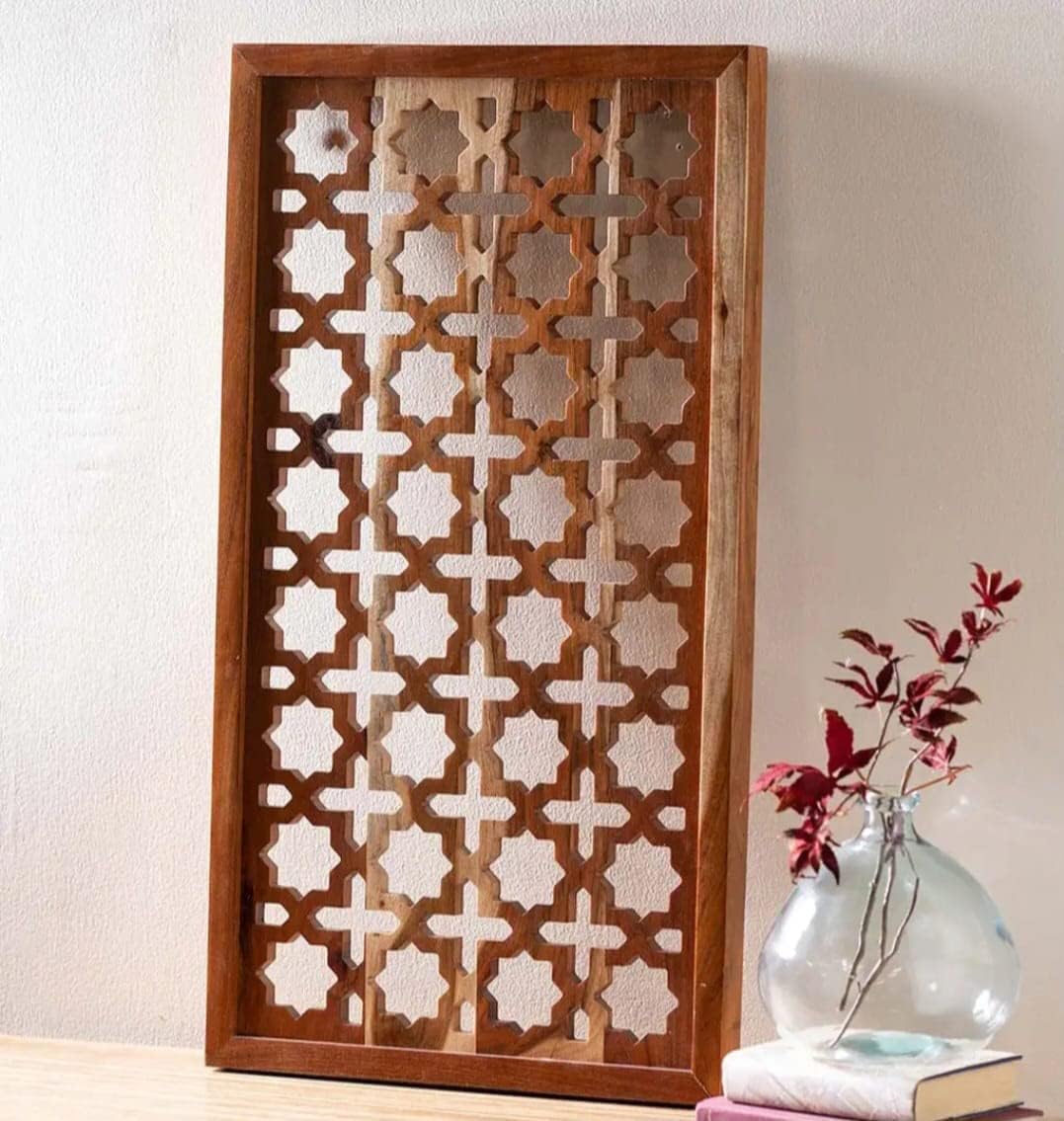 Upzing Decor Wood Wall Decor Panel Wall Hanging Plaque, Wood Carving Wall Decoration Panel For Living Room, Bedroom, Hallway, Of