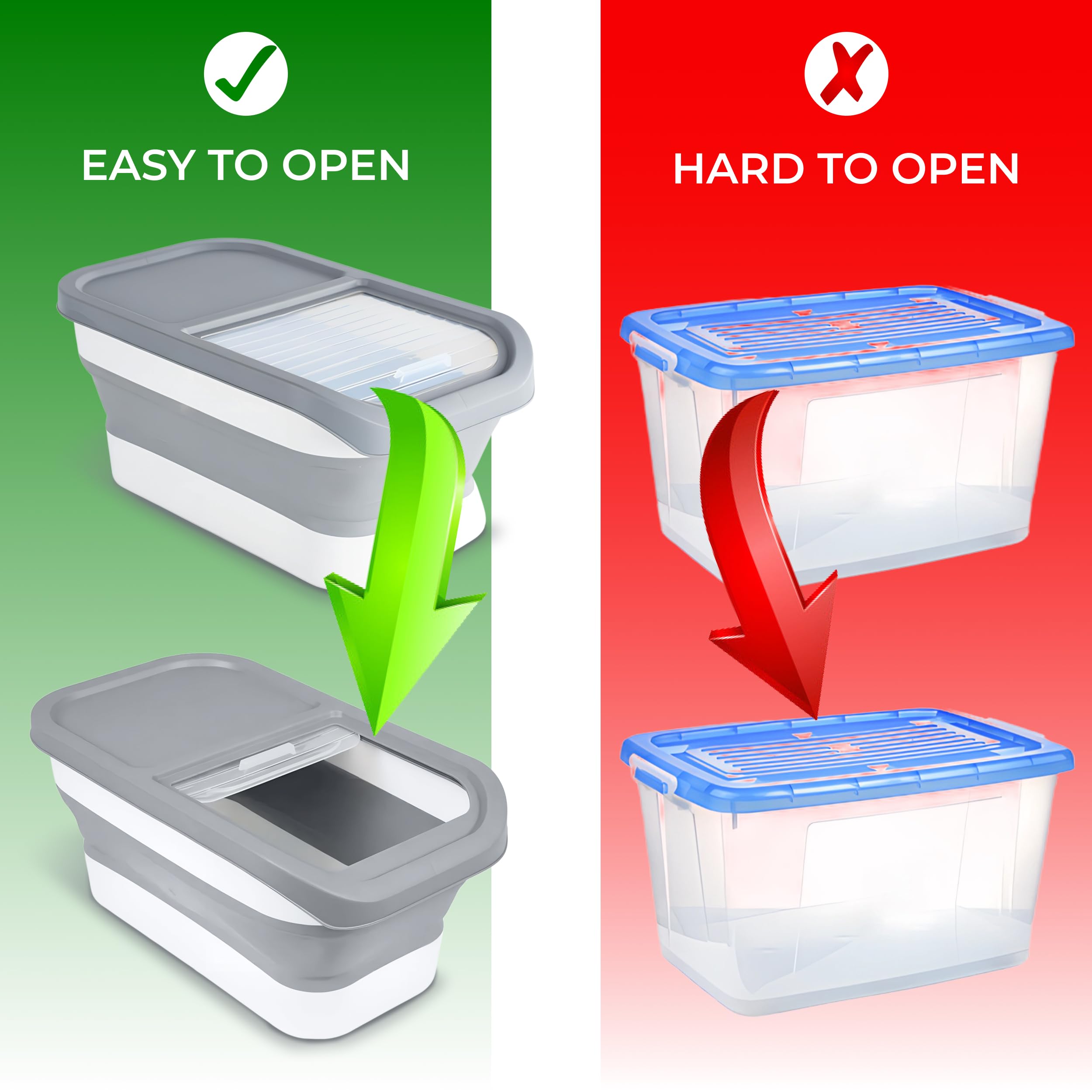 Skywin Expandable Laundry Pod Container - Laundry Pod Storage Container For Laundry Room Container Organization - Laundry Deterg