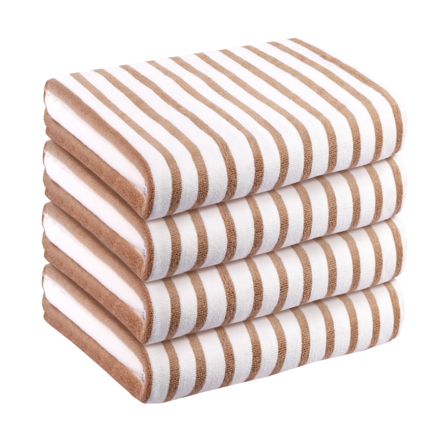 JML Microfiber Towels, Bath Towel Sets (4 Pack, 27 x 55) - Extra Large, Soft, Absorbent, Fast Drying, Multipurpose for Hair Wrap