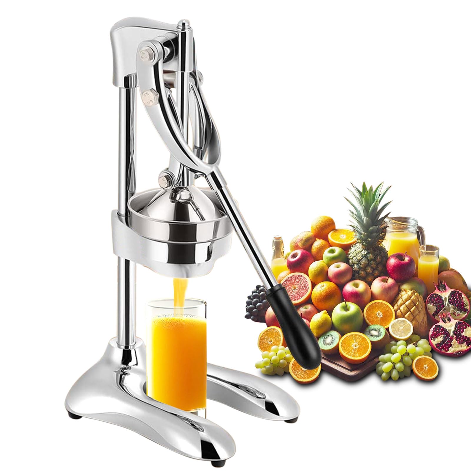 Commercial Juicer Machine Cast Iron Citrus Juicer For Lemon, Lime, Orange Juice  Professional Squeezer And Crusher, Stainless S