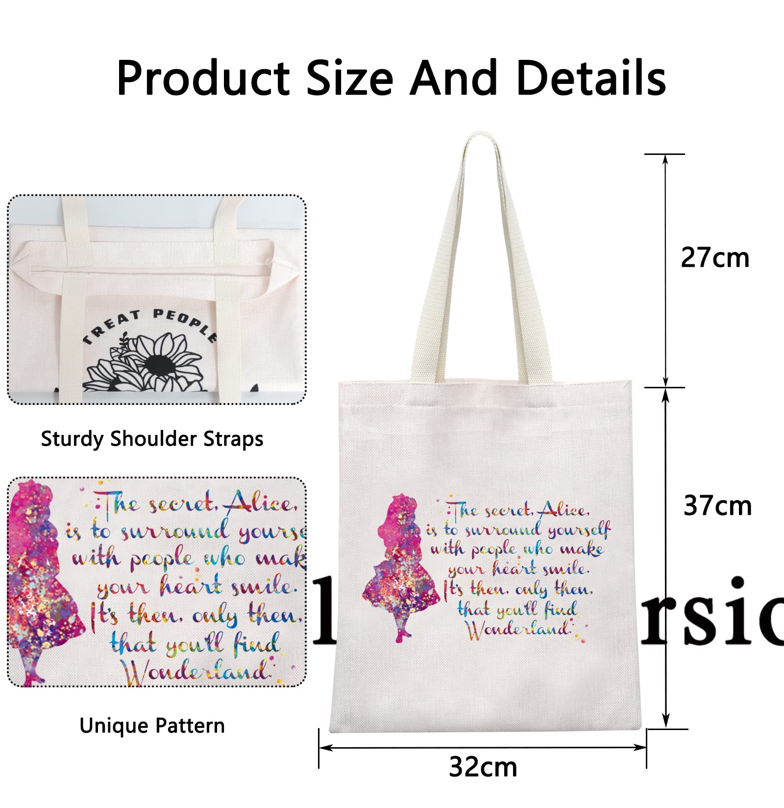 Pofull Alice Lover Gift For Friends Fans - The Secret Tote Bag
