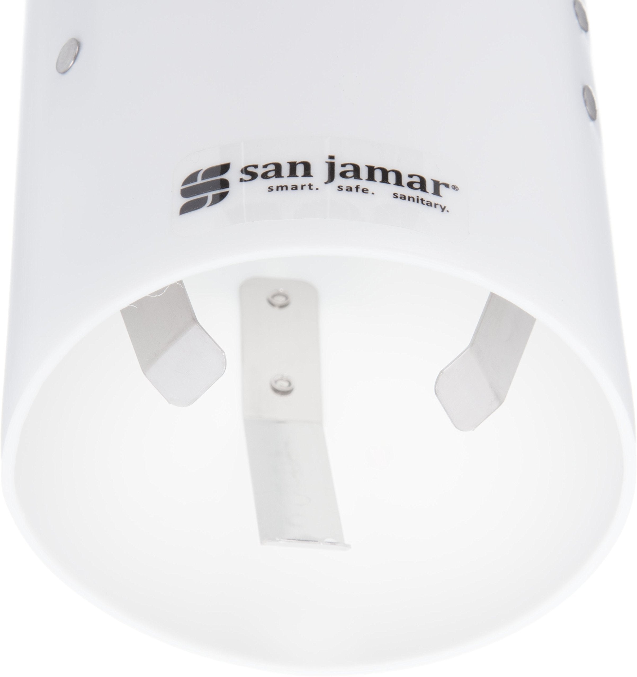 San Jamar Medium Pull-Type Cup Dispenser 4-10 Oz. Cups With Flip Cap For Restaurants, Dining Halls, And Fast Food Plastic, 16 In