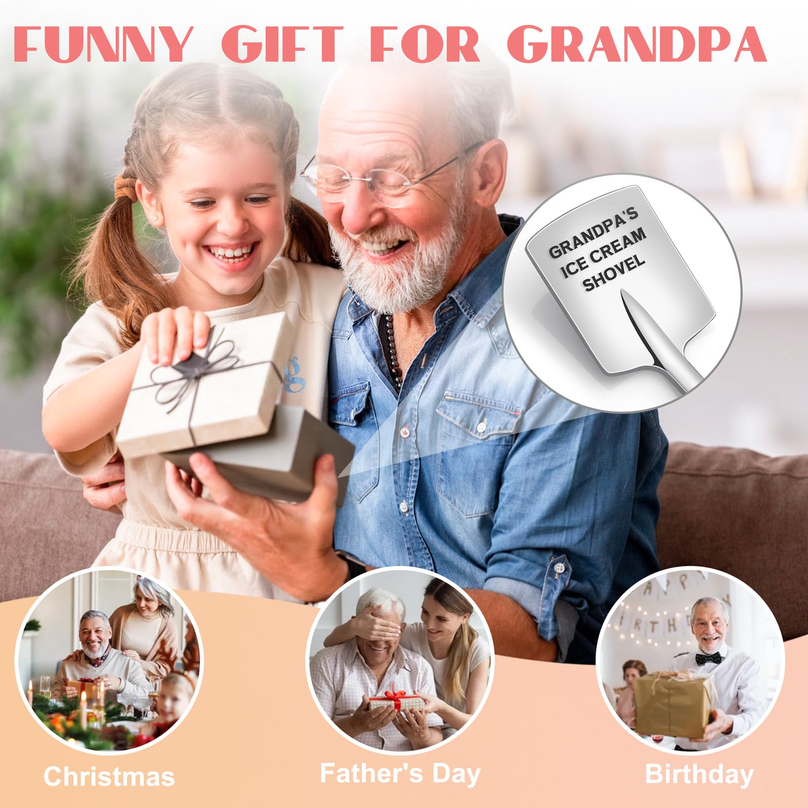 Grandpa Gifts- Birthday Gifts Christmas Gifts For Grandpa From Grandkids, Mens Stocking Stuffers, Presents For Grandpa Grandpa'S