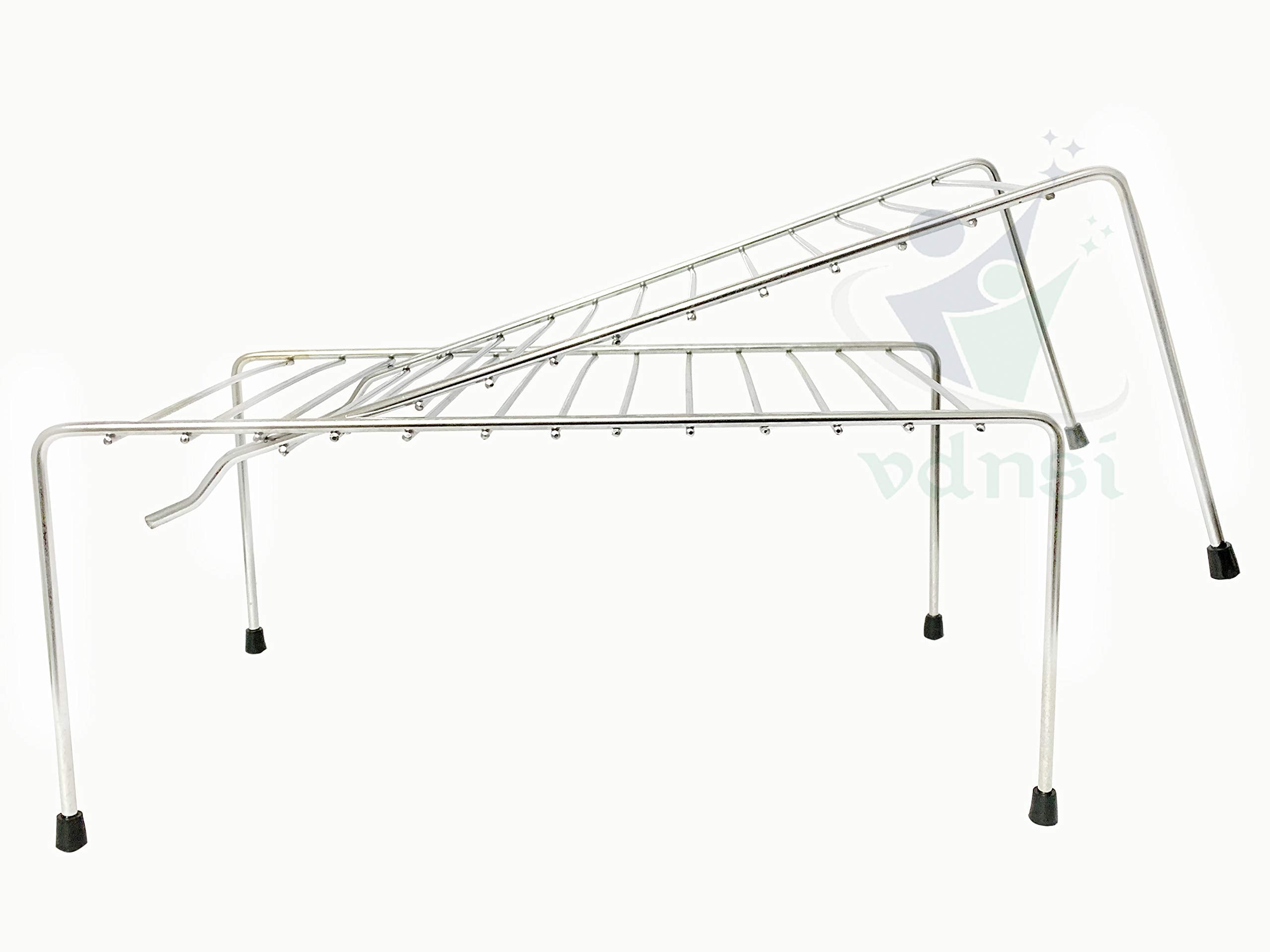 Swadhin Dinta Mall Stainless Steel Kitchen Dish Rack Expandable Storage Shelves For Kitchen Cabinet Kitchen Cabinet Shelf Storag