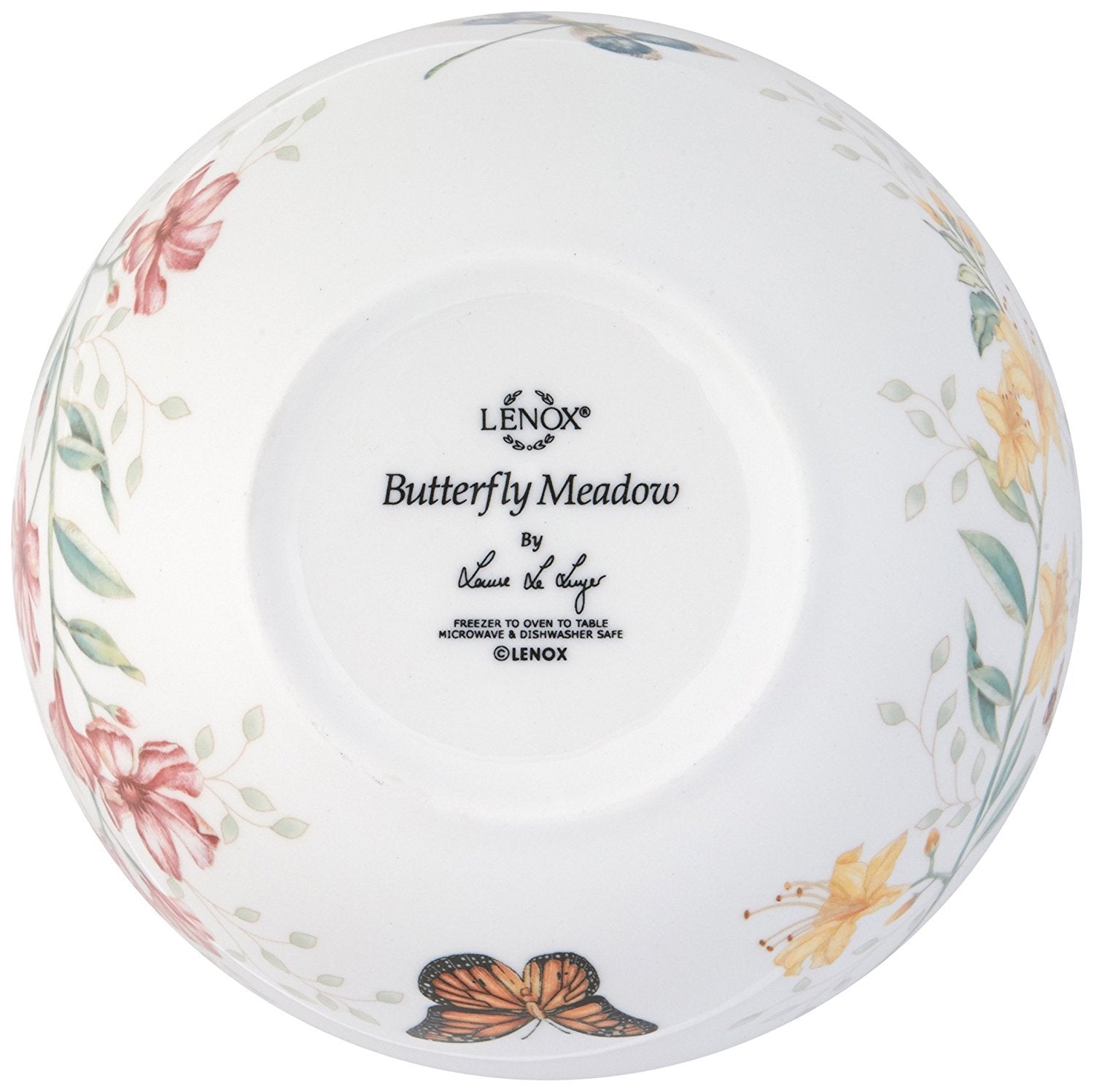 Lenox Butterfly Meadow Home Is Where The Heart Is Serving Bowl