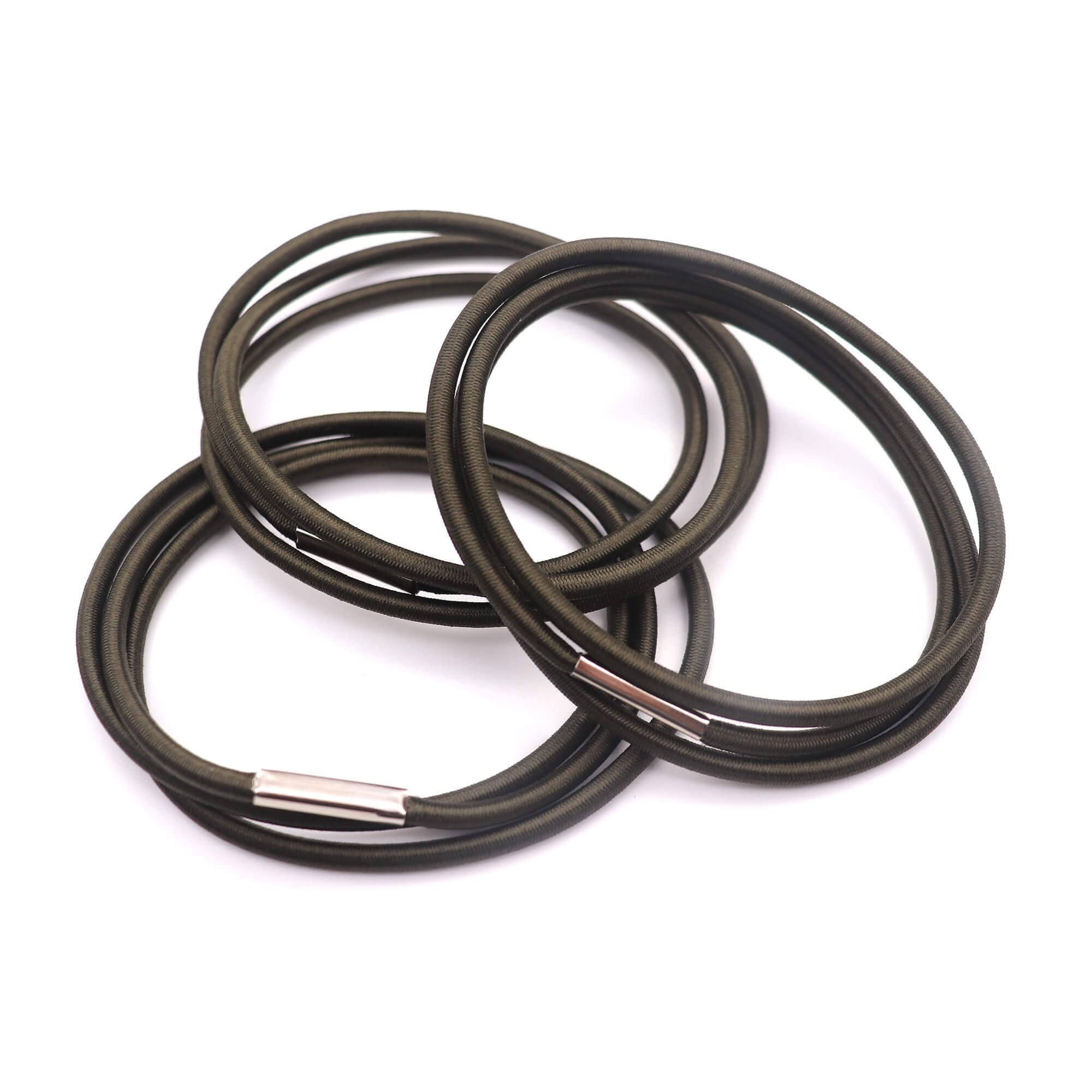 Trash Can Bands Set Of 3, Olive Green Only, Fits 13 To 30 Gallon Trash Cans, Hongmed Trash Can Rubber Bands, Durable Garbage Bag