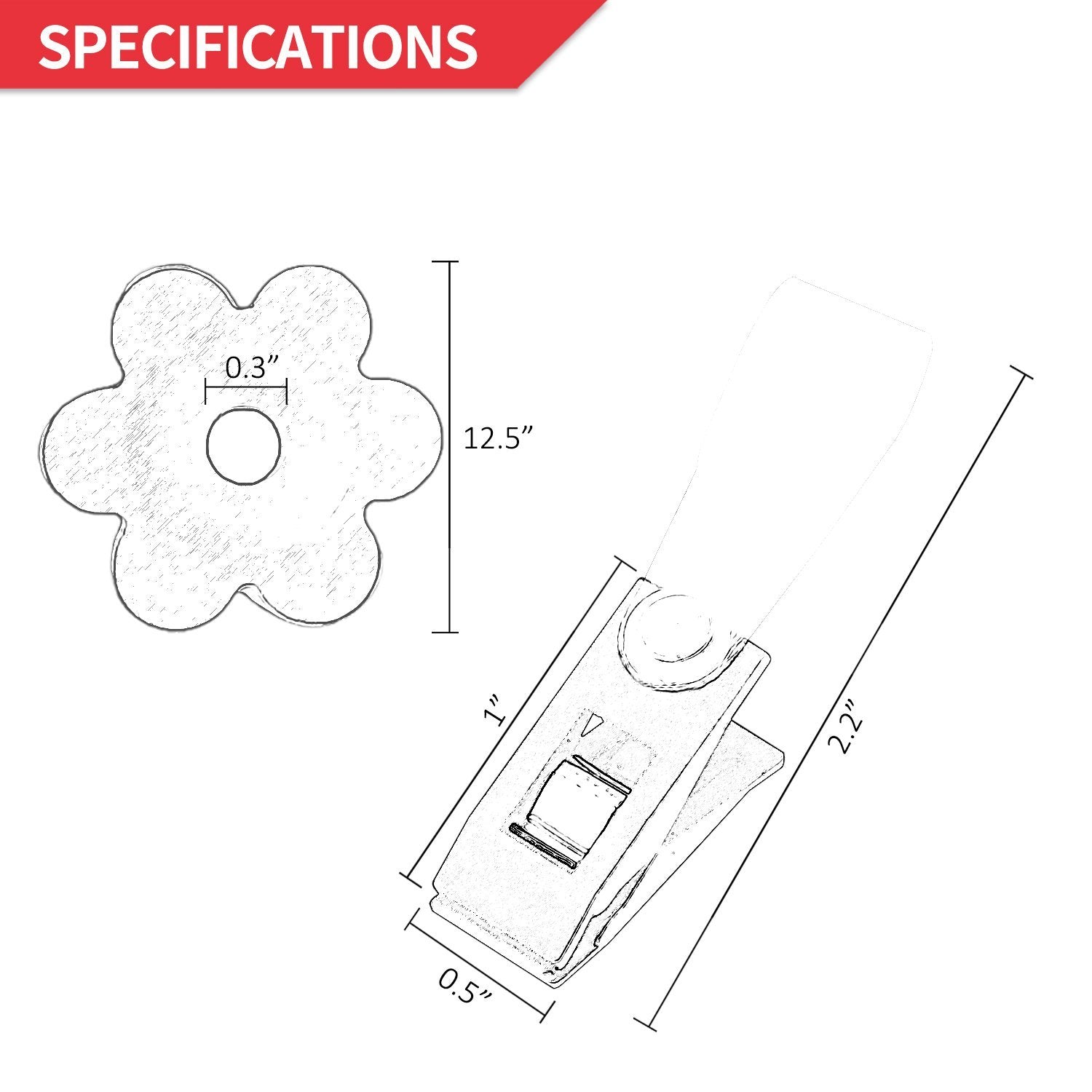 Anley Accessories 10 Pack Garden Flag Rubber Stoppers And Anti-Wind Clips - Durable  Weather Resistance For 5 Garden Flag Poles