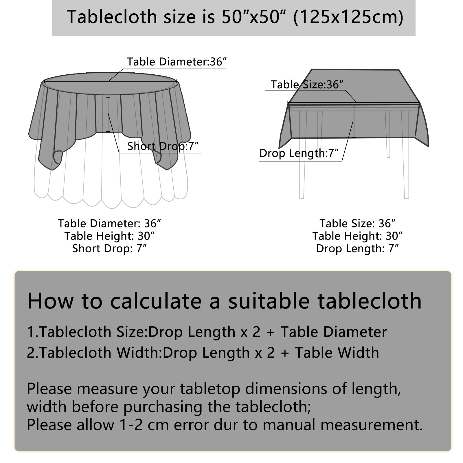 B-COOL Black Sequin Table Overlay 50x50 inch Square Sequin Tablecloth Halloween Sparkle Glitz Tablecloth Popular Sequin Decorati