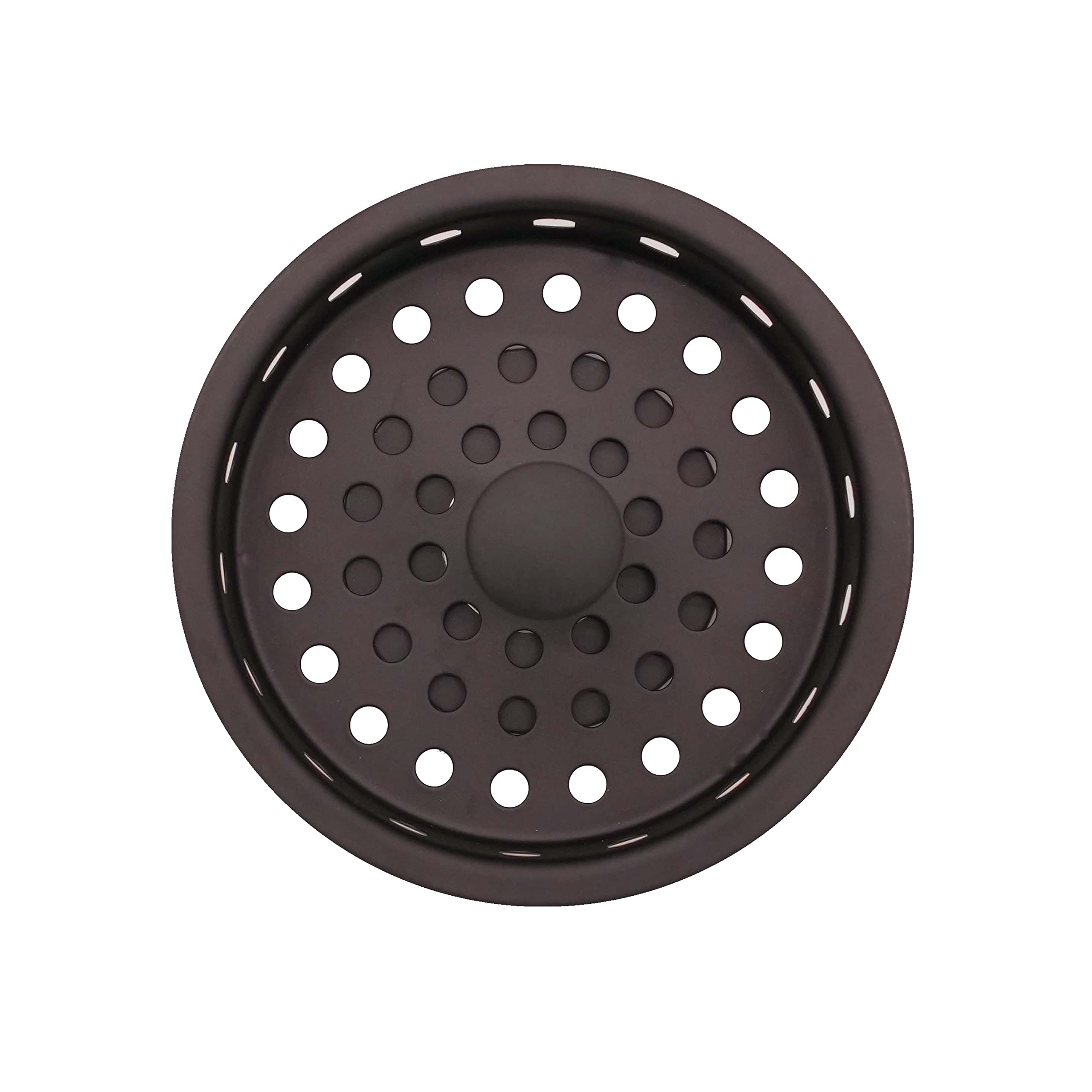 Westbrass D214-12 3-1/2'' Post Style Large Kitchen Sink Basket Strainer, 1-Pack, Oil Rubbed Bronze