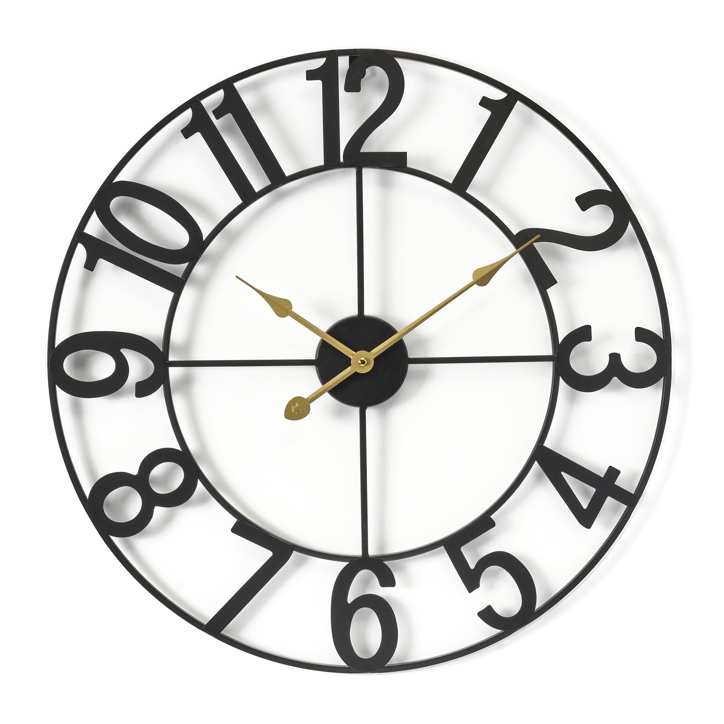 Sorbus Large Wall Clock For Living Room Decor - Numeral Wall Clock For Kitchen - 16 Inch Wall Clock Decorative - Battery Operate