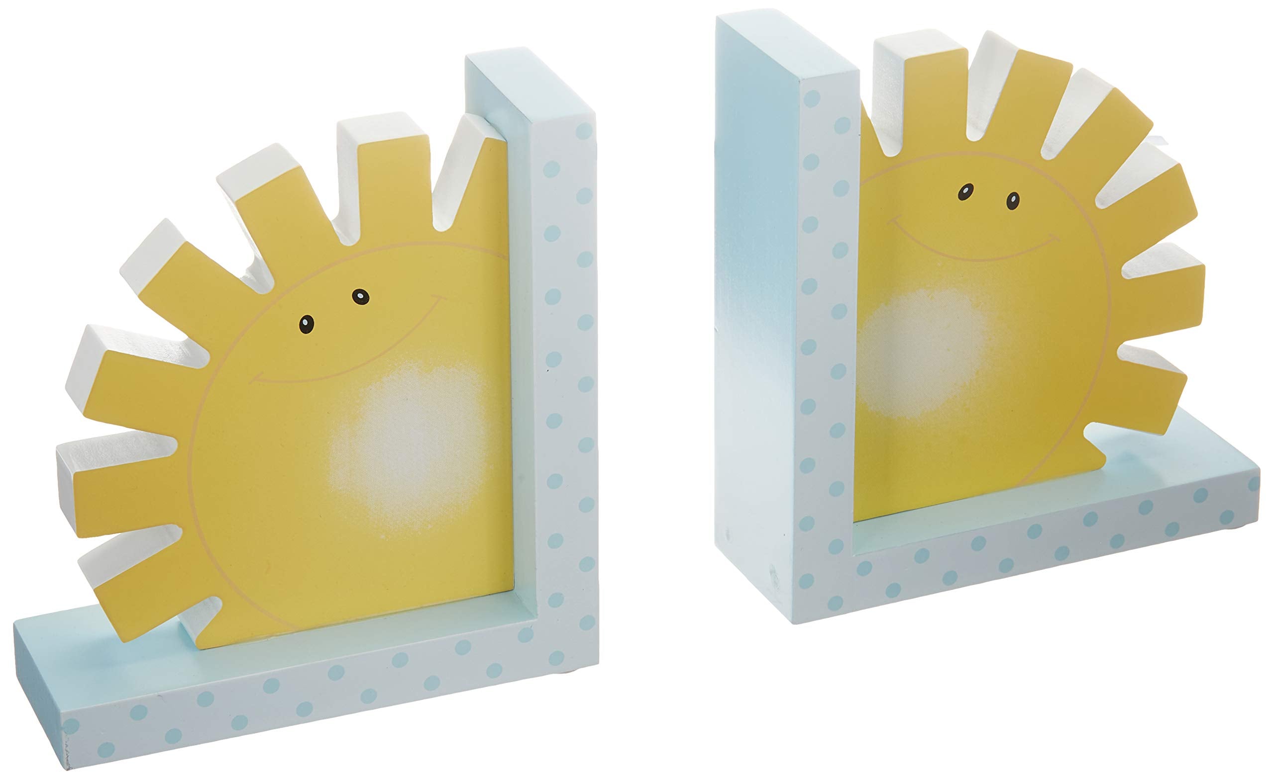 Borders Unlimited Noahs Pastel Pairs Sunshine Childrens Bookends, Multicolor