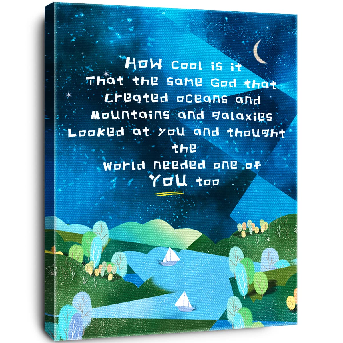 How Cool Is It The Same God Inspirational Bible Verses Framed Canvas Prints Wall Art For Teens Kids Bedroom Nursery Classroom Do