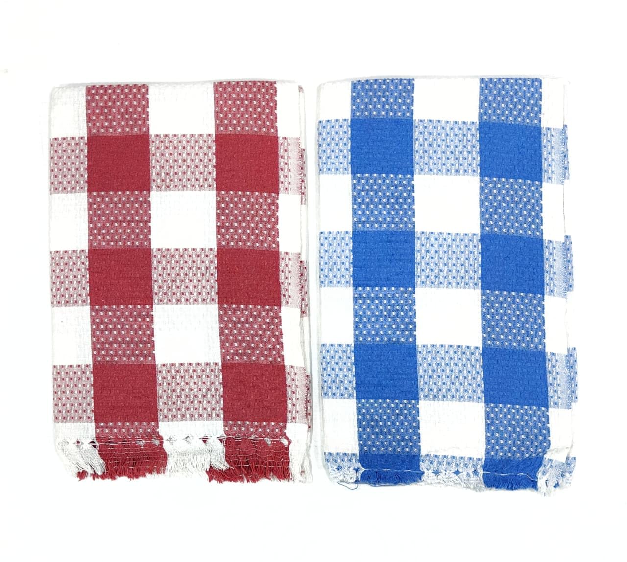 Bombay Dyeing Rimzim 100% Cotton Printed Soft & Slick Quick Drying Bath Towels 250 Gsm (Mahroon/Blue)