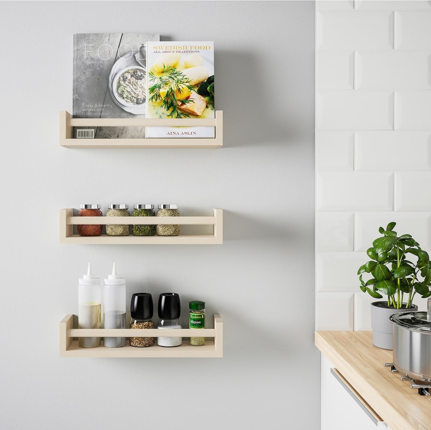 Ikea Bekvam Spice Rack, Birch