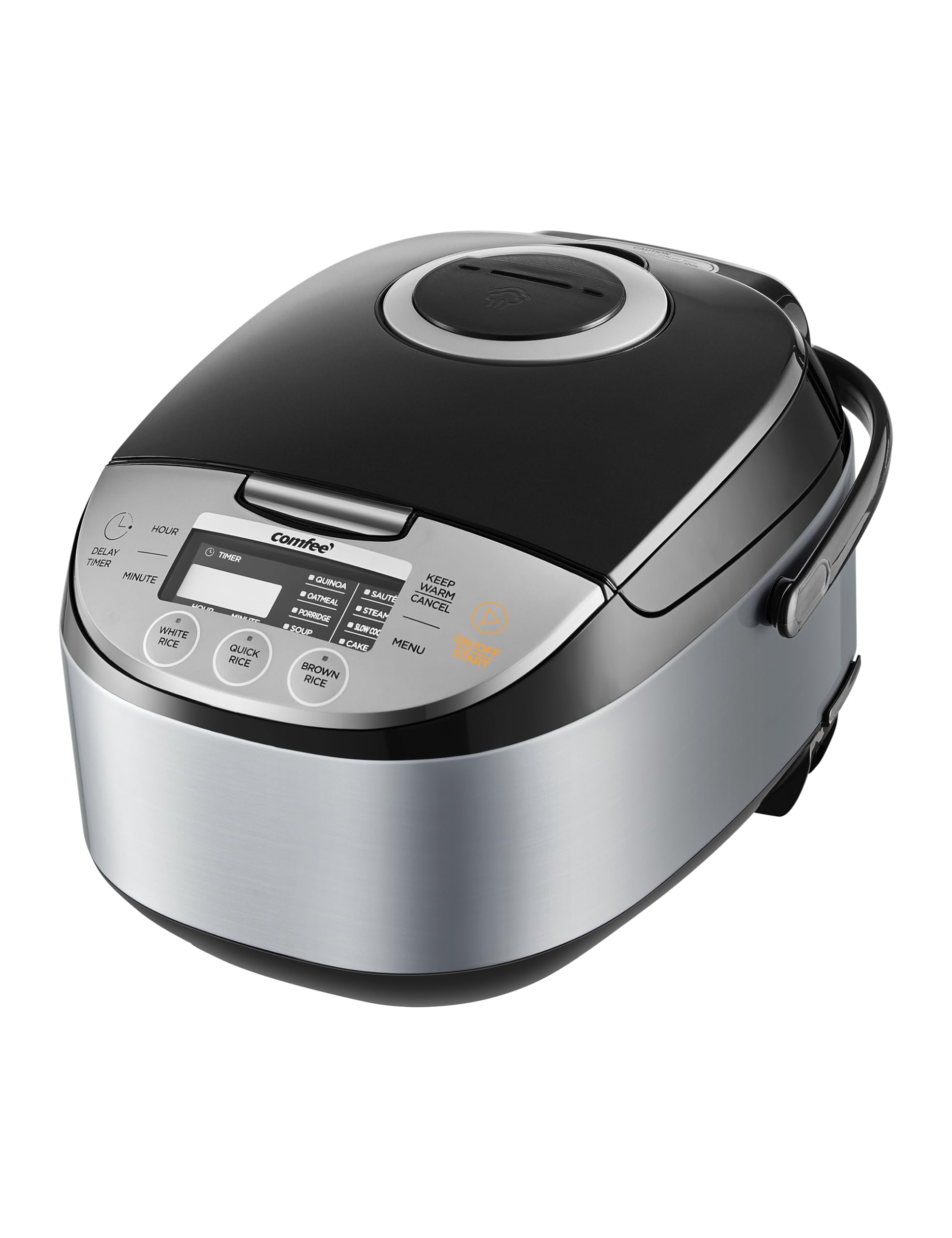 COMFEE Rice Cooker 12 Cups Cooked/6 Cups Uncooked, Portable Non-Stick Rice Maker, Japanese Rice Cooker with Fuzzy Logic Technol