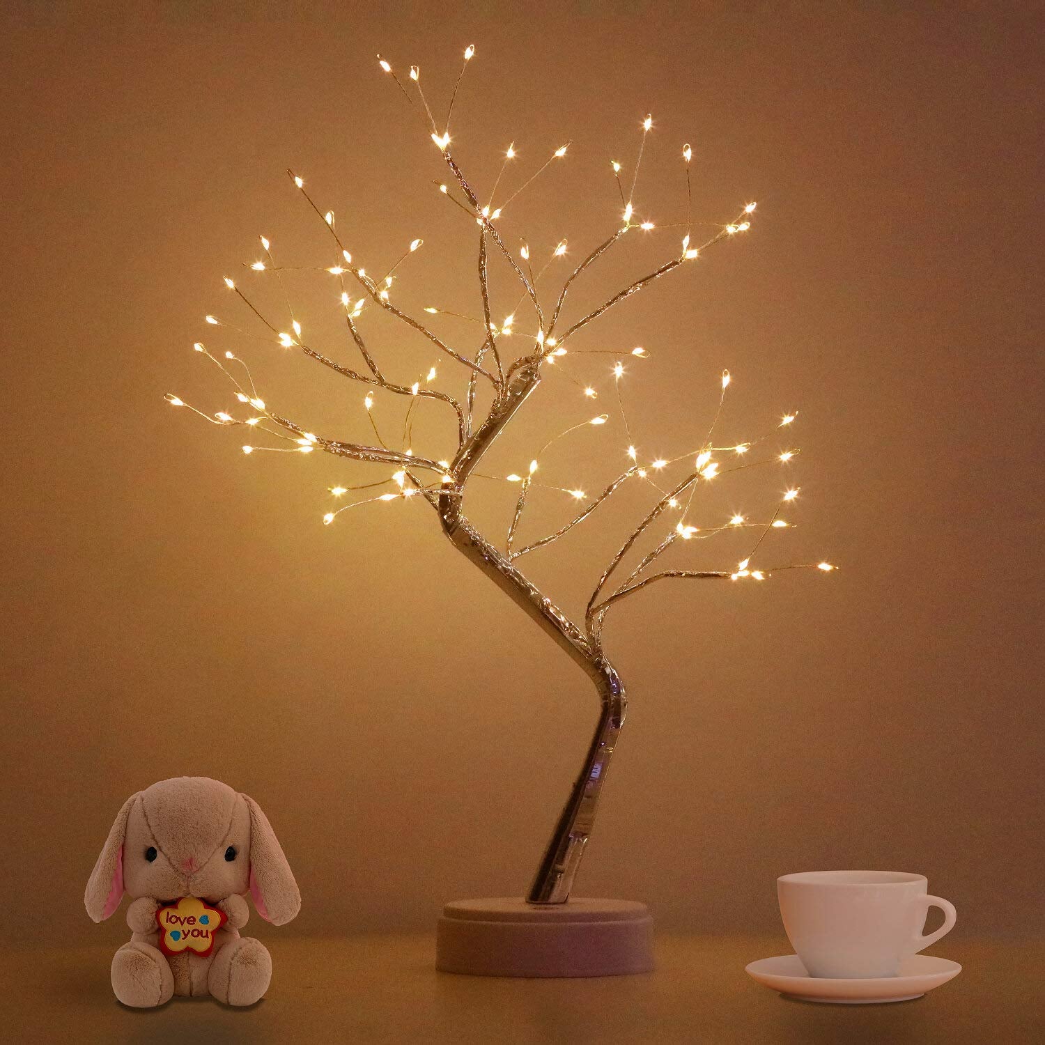 Bonsai Tree Light for Room Decor, Aesthetic Lamps for Living Room, Cute Night Light for House Decor, Good Ideas for Gifts, Home 