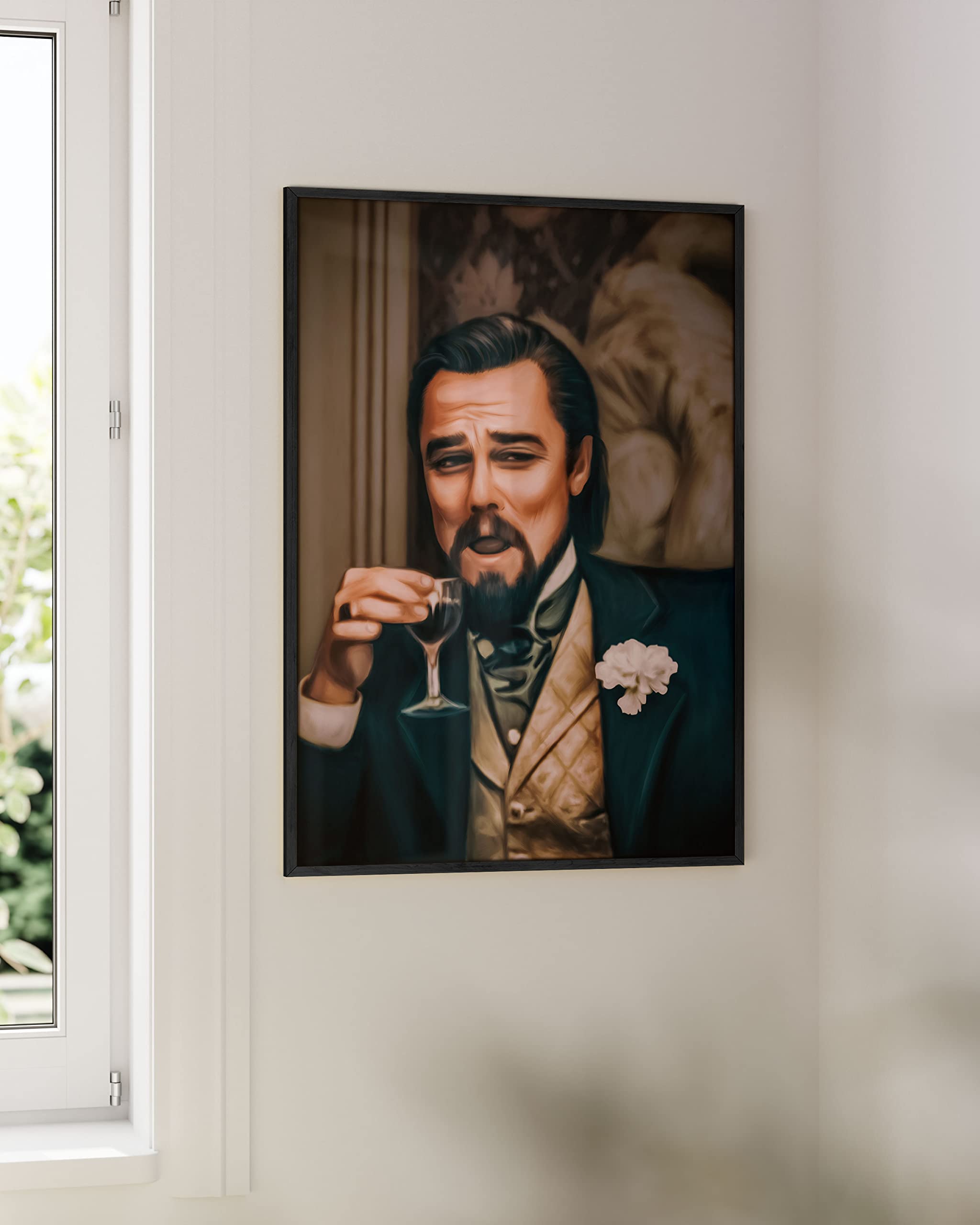 Haus And Hues Leonardo Dicaprio Meme Posters - Tv Wall Art, Funny Meme Posters For Guys Dorm, Meme Painting, Wall Posters Funny