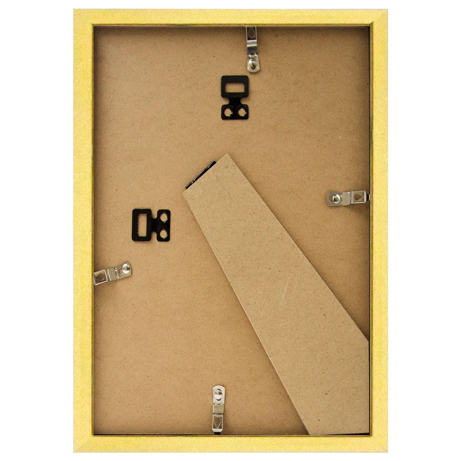 THCASITO Picture Frames 8x12 Gold Photo Frames without Mat for Wall and Tabletop Decor, Set of 2