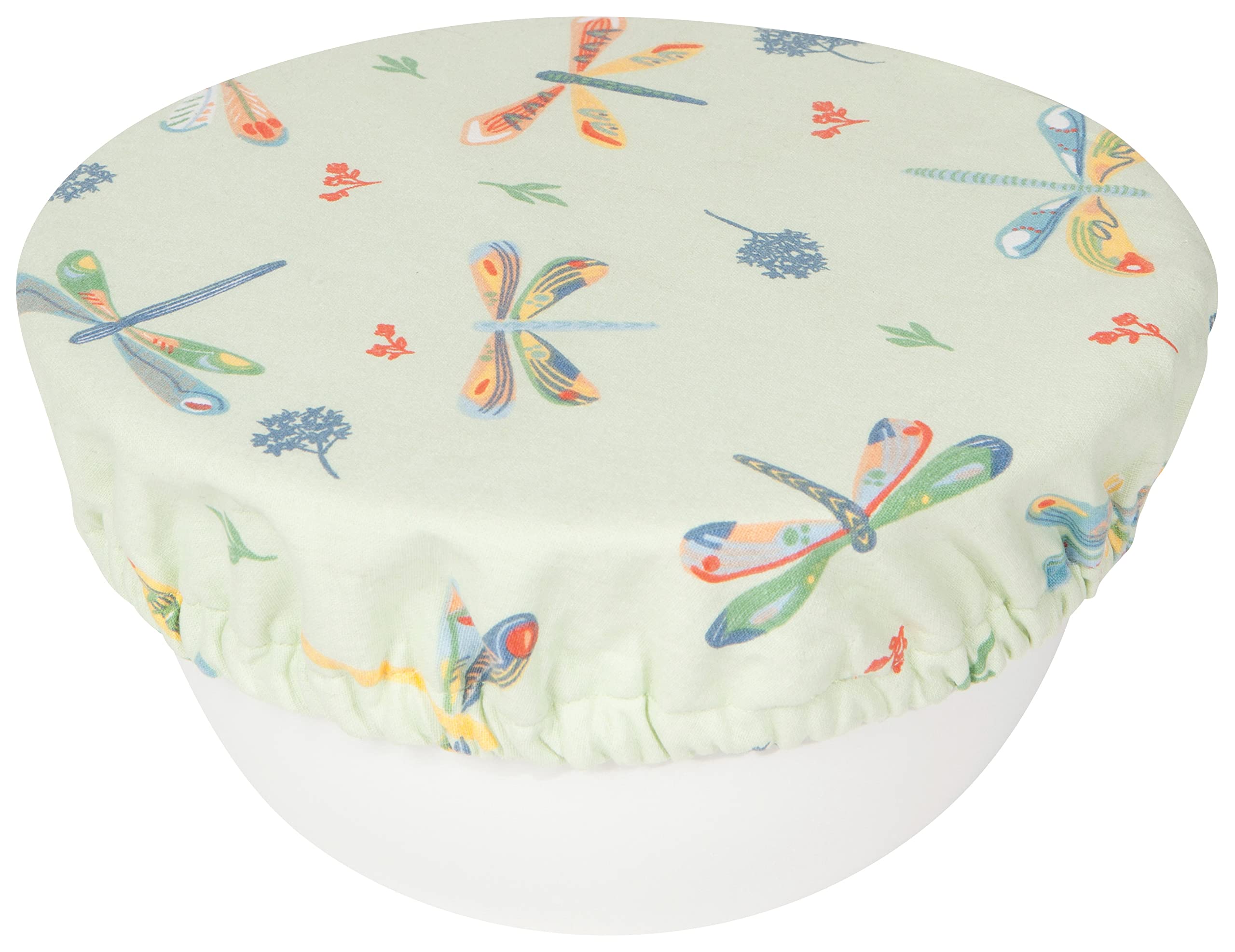 Now Designs Save Set Bowl Covers, Set Of 2, Dragonfly