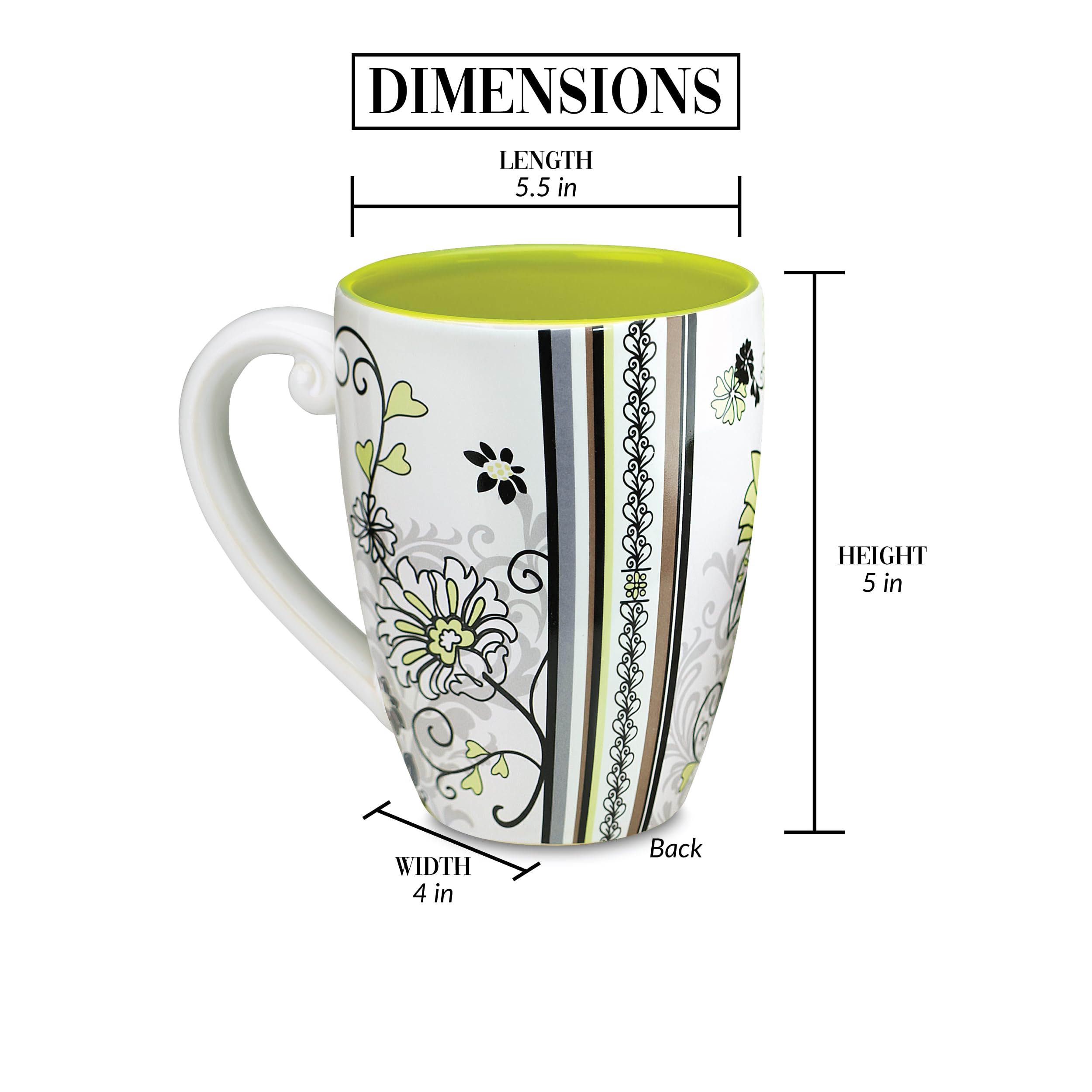 Mark My Words Friends Mug, 4-3/4 Inch, 20-Ounce Capacity