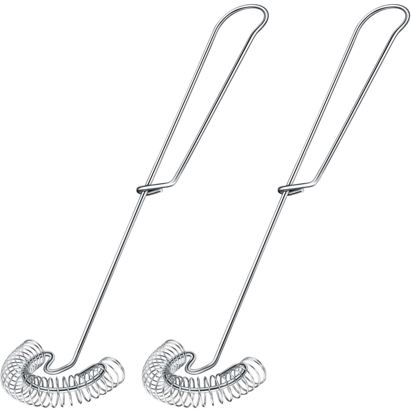 Spiral Whisk Egg Mini Whipper Whisk Stainless Steel Egg Whisk Flat Spring Coil Whisk Egg Frother, Milk Sauce And Gravy Whisk Bea