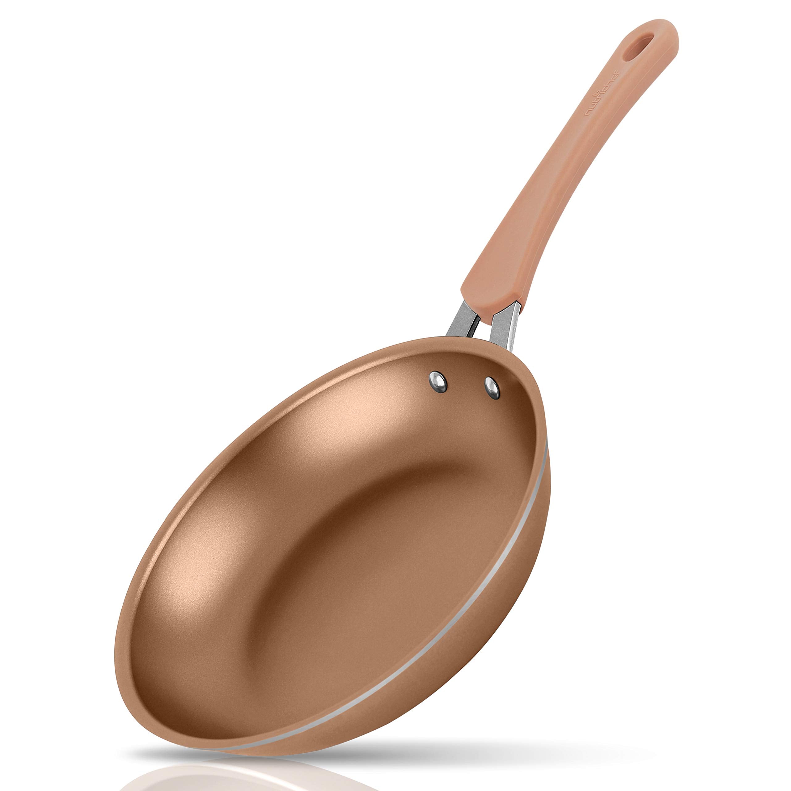 12'' Durable Large Fry Pan - Non-Stick High-Qualified Kitchen Cookware, Induction Compatible| Ptfe/Pfoa/Pfos-Free Heat Resistant