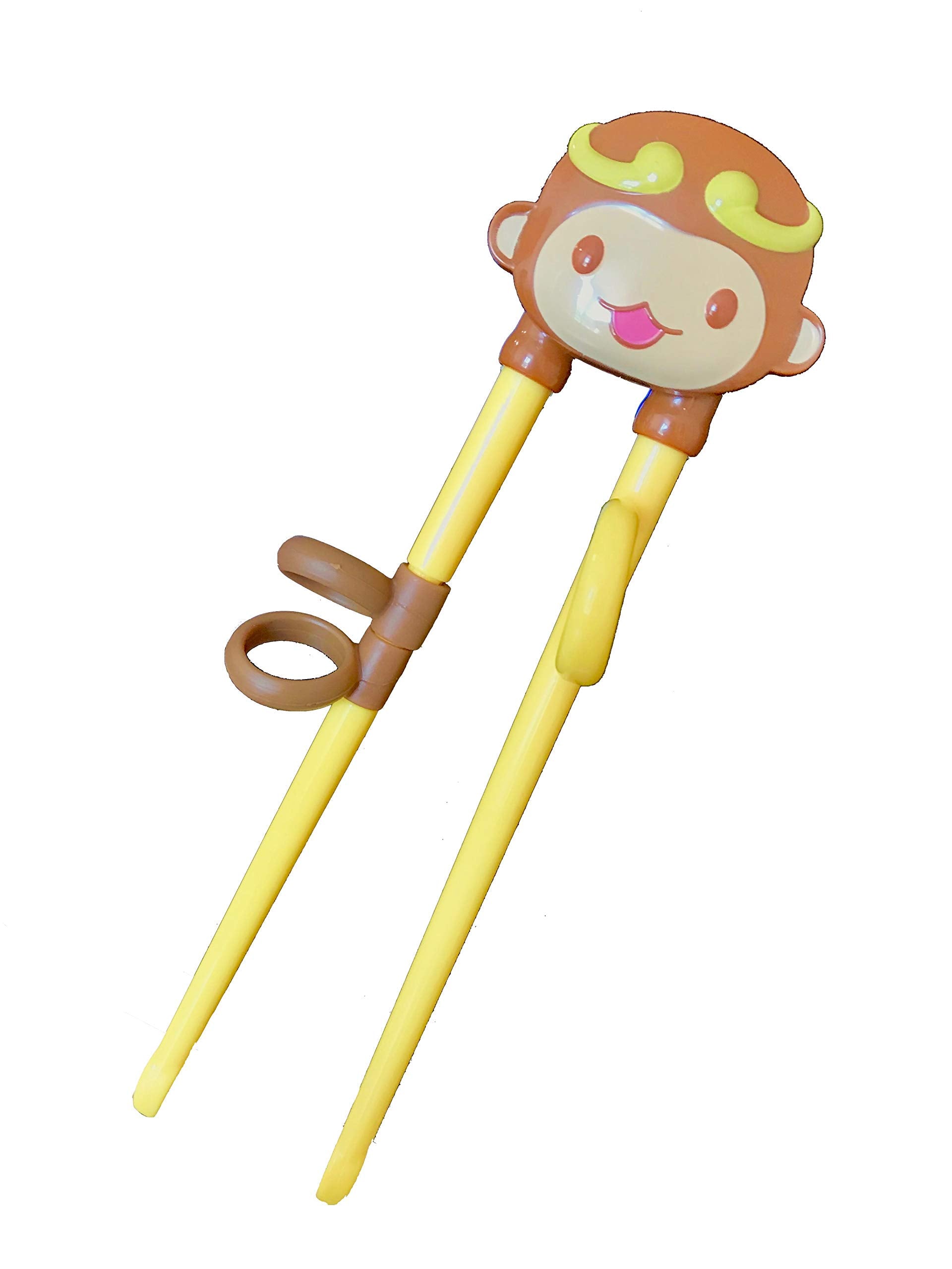 Monkey Training Chopsticks For Right-Handed Children, Kids & Teens, 1 Pair - Cute, Eco-Friendly, Reusable, Durable