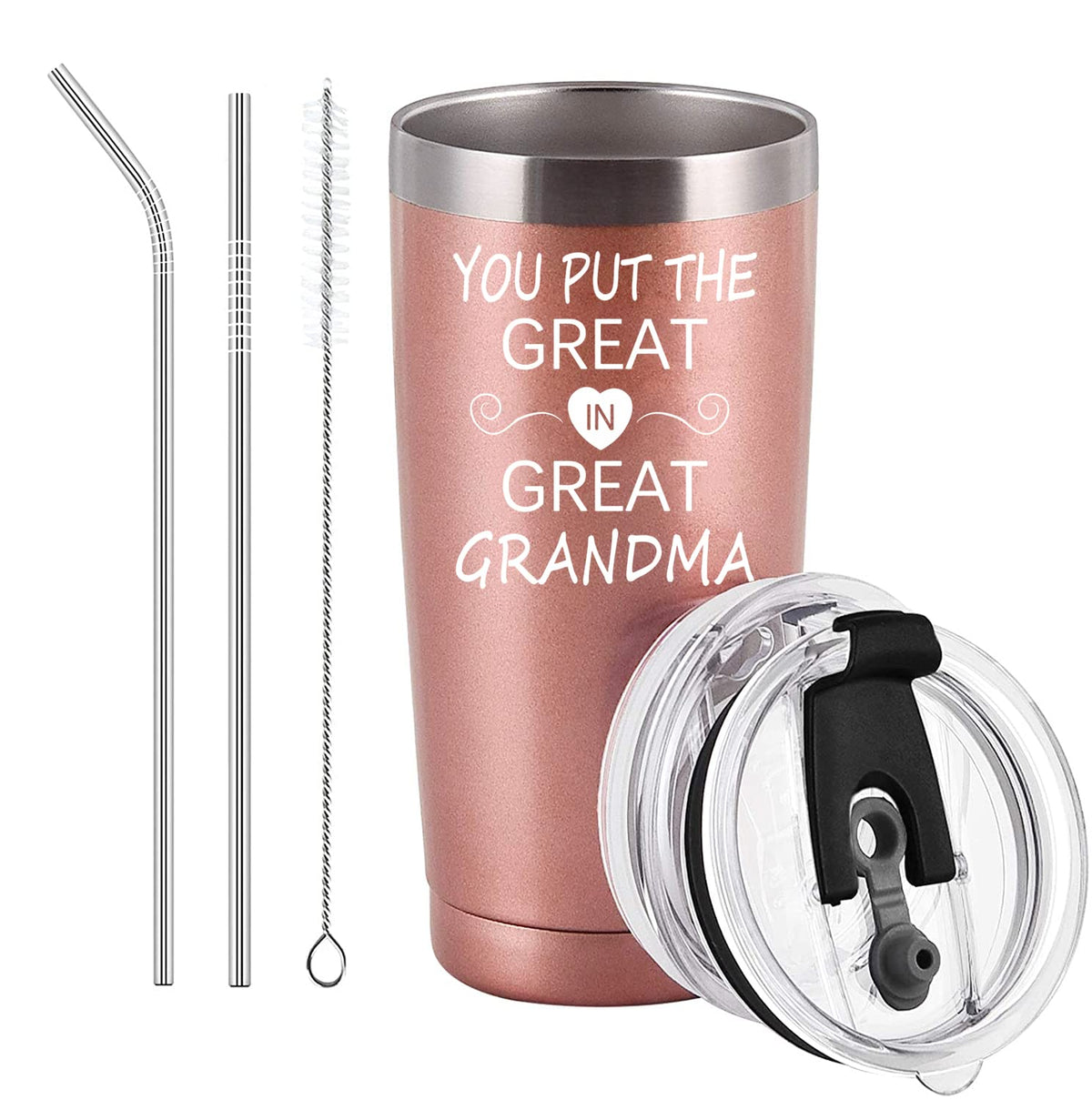 You Put The Great In Great Grandma Tumbler Great Grandma Travel Tumbler Birthday Mothers Day Gifts For Great Grandma Gifts From