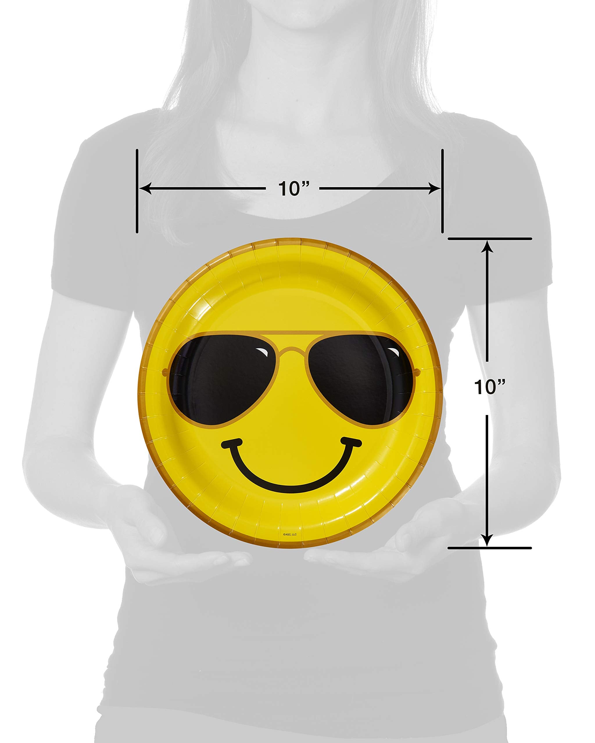 American Greetings Retro Party Supplies, Smiley Face (36-Count)