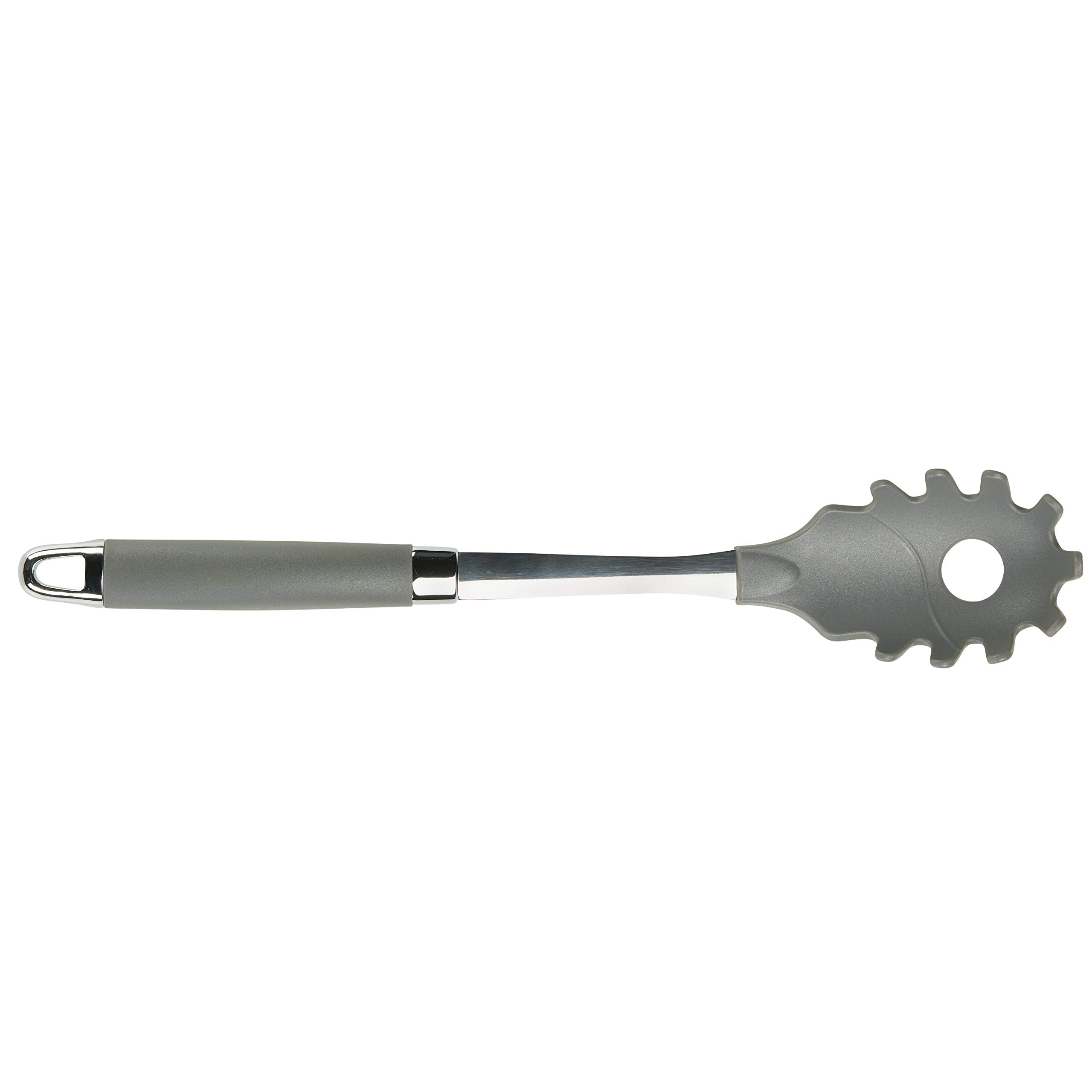 Anolon Gadgets Utensil Kitchen Pasta Cooking Tools Set, 3 Piece, Graphite Gray