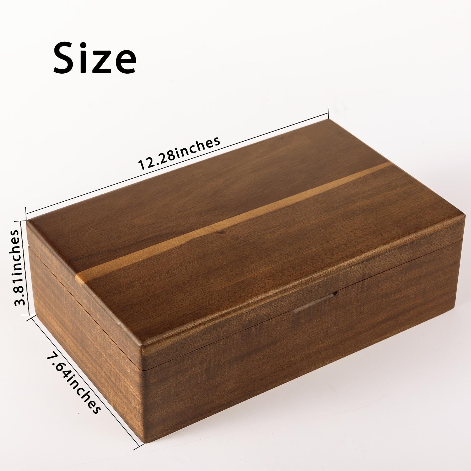 Acacia Wooden Tea Bag Organizers, Tea Packet Storage Boxes, Tea Caddy For Tea Bags Chest, Teabag Holder Containers, Teabox Stati