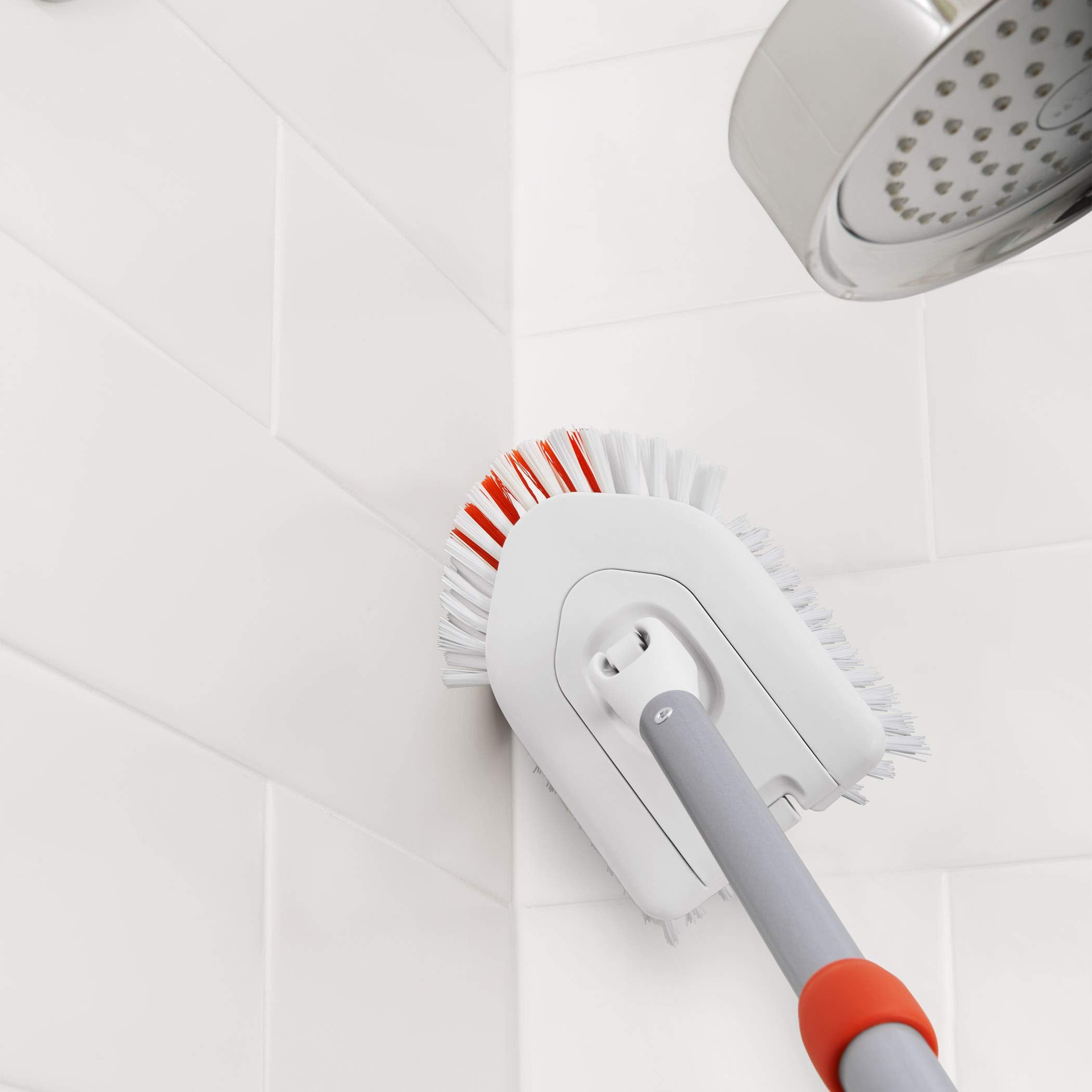 OXO Good Grips Extendable Tile & Tub Brush Refill - One Size, White, Model 12166100