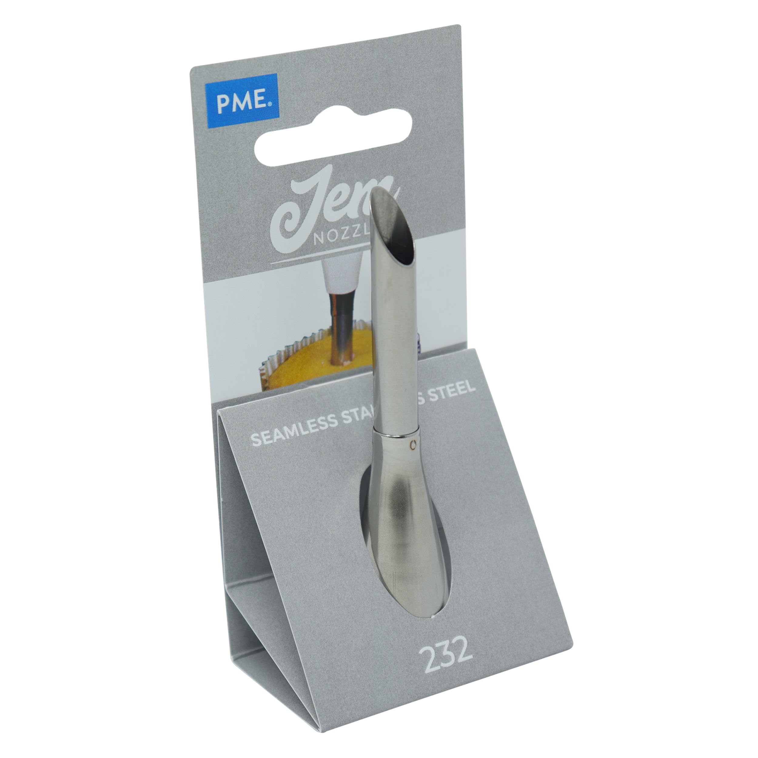 Jem 232 Cupcake/Doughnut Filler Tube Nozzle, Silver