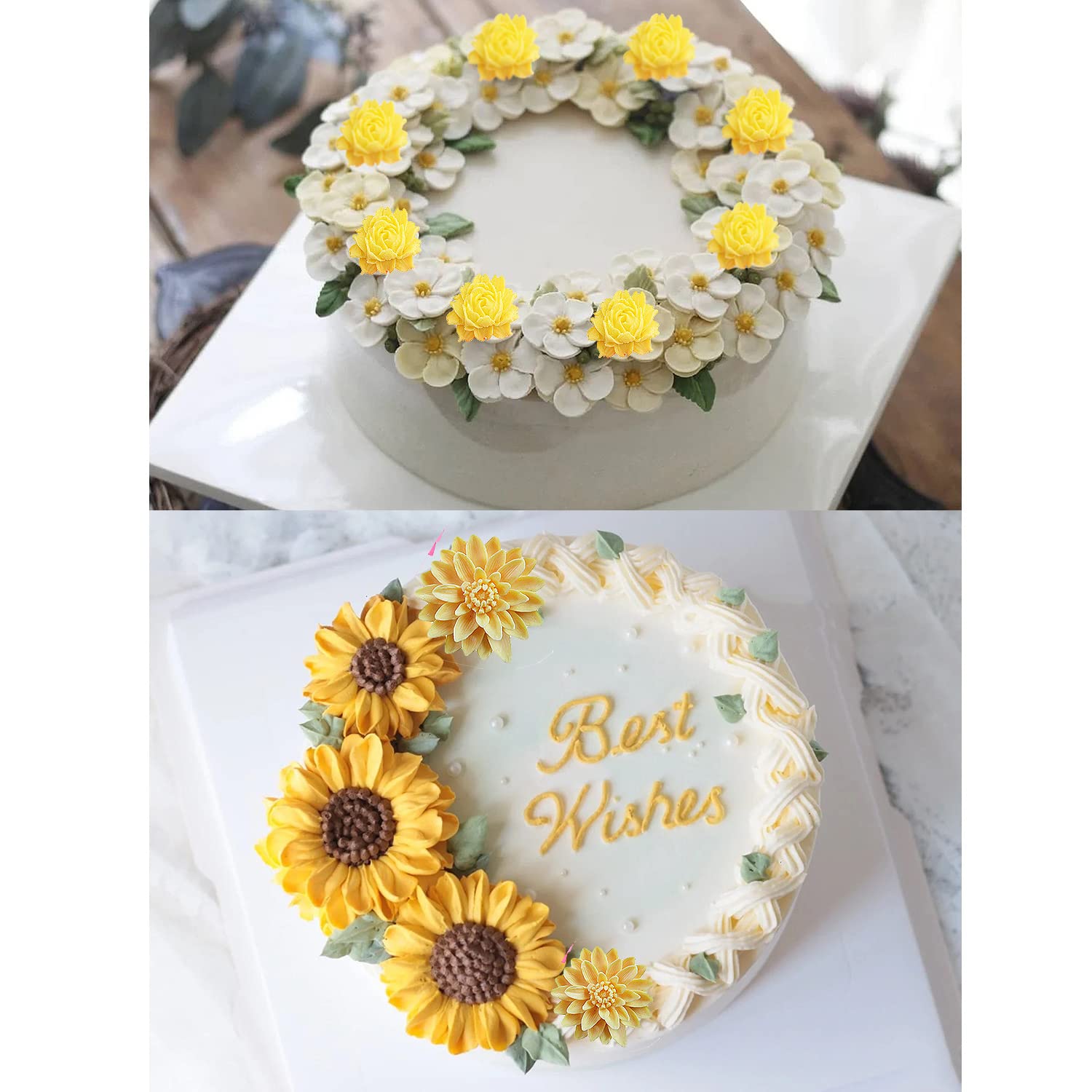 Zixiang Flower Bloom Silicone Molds Rose Flower Fondant Mold Chrysanthemum Flower Mold Plumeria Flower Mold For Chocolate Cake D
