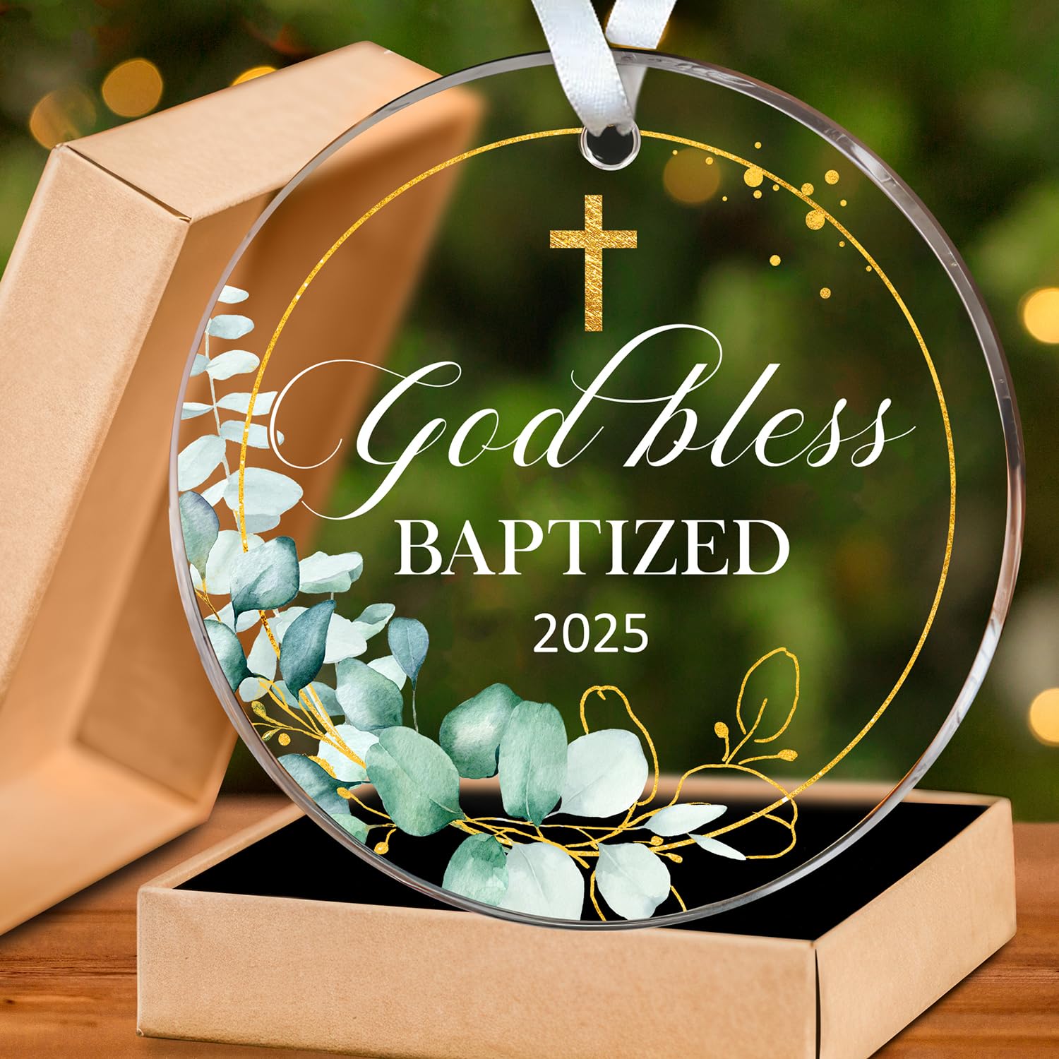 HEXMOZ Baptism Gifts - Christening Gifts for Boys Girls Kids Adults Men Women - Baby Boy, Girl Catholic Baptism Gift for Godson,