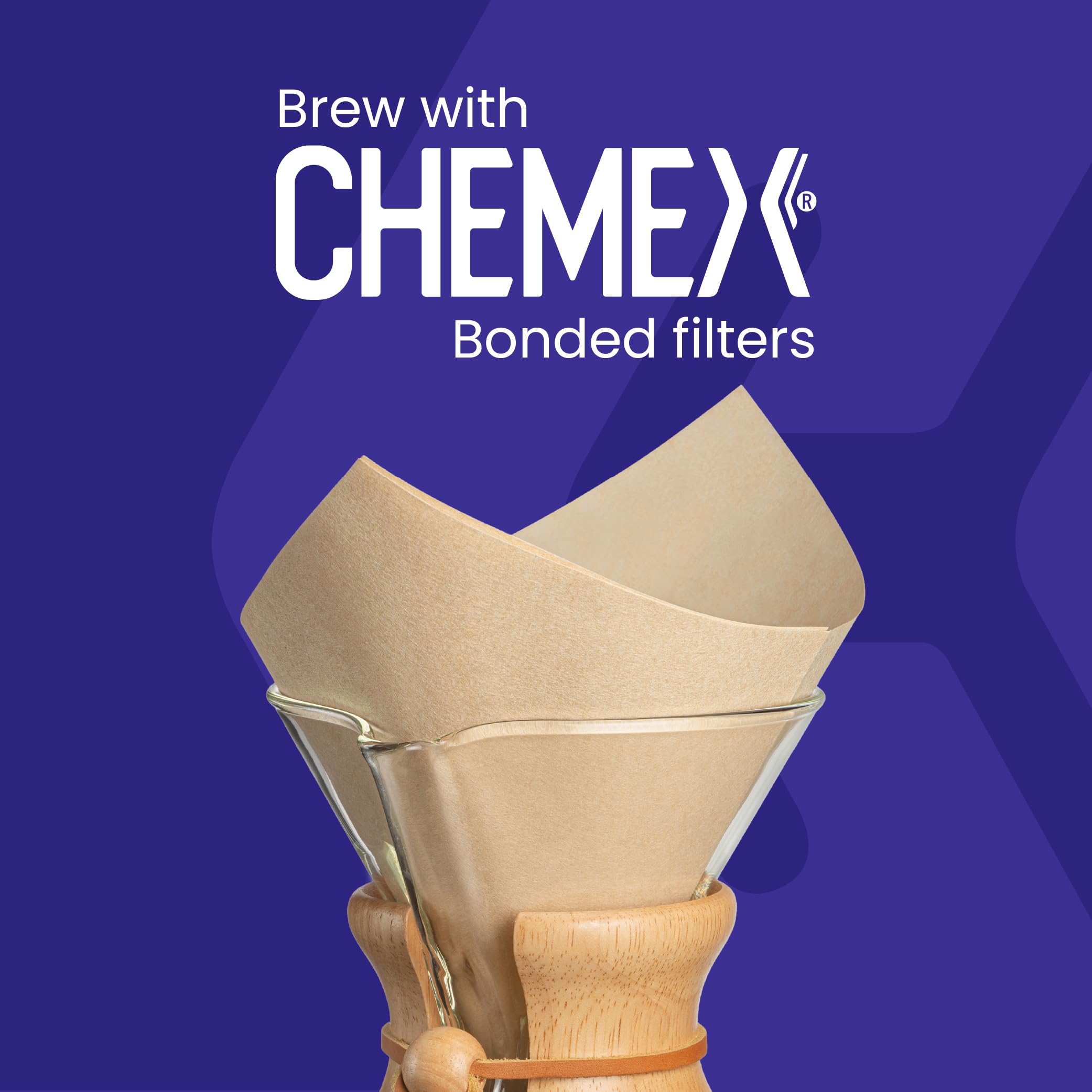 chemex Pour-Over glass coffeemaker - glass Handle Series - 10-cup - Exclusive Packaging
