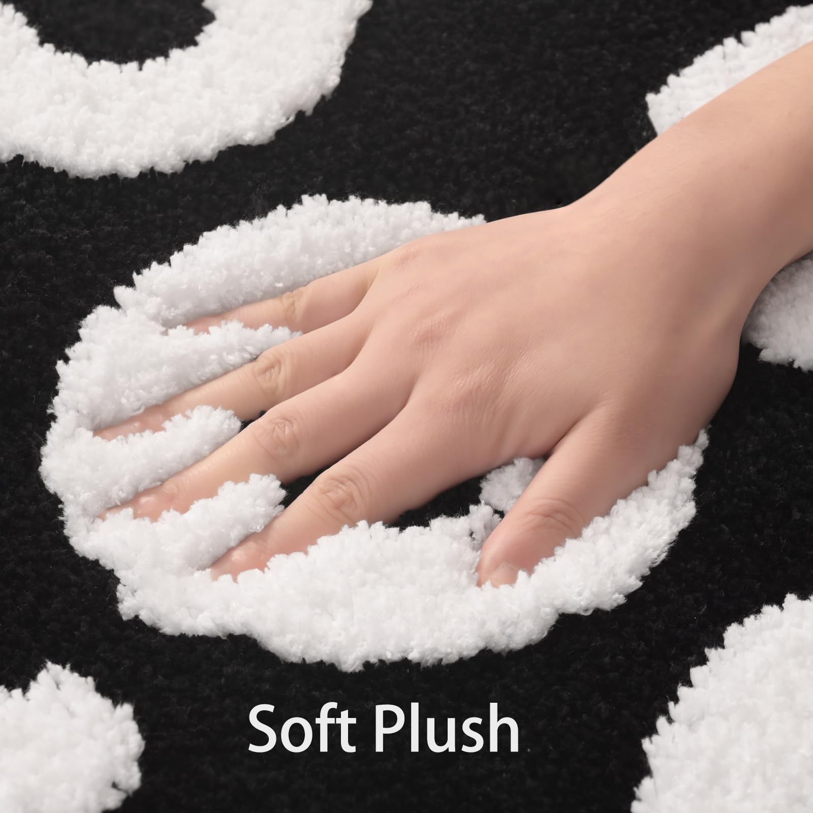 Qjhomo You Look Good Bath Mat Cute Black And White Bathroom Rugs Funny Bath Rug, Non Slip Shower Mat Cool Home Decor, Soft Micro
