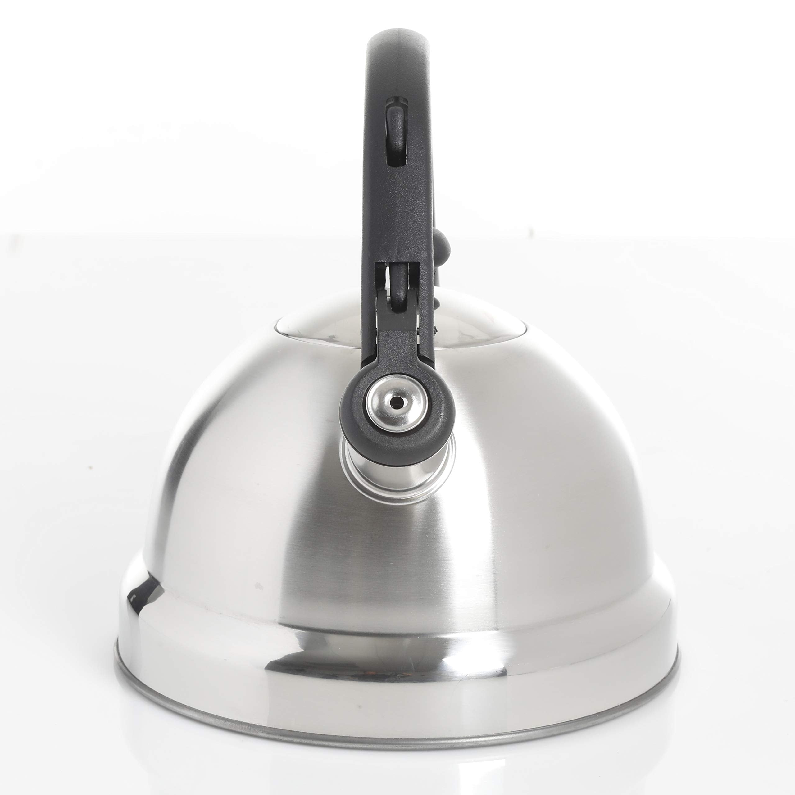 Mr Coffee Claredale Stainless Steel Whistling Tea Kettle  2.2-Quart  Brushed Satin
