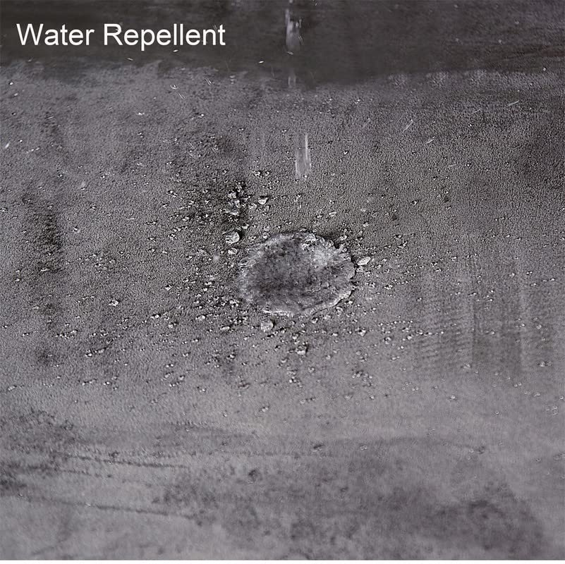 Velvet Dark Grey Shower Curtains For Bathroom,260 Gsm Heavy-Duty Fabric Luxury Shower Curtain With Hooks, Thicken, Washable, Wat