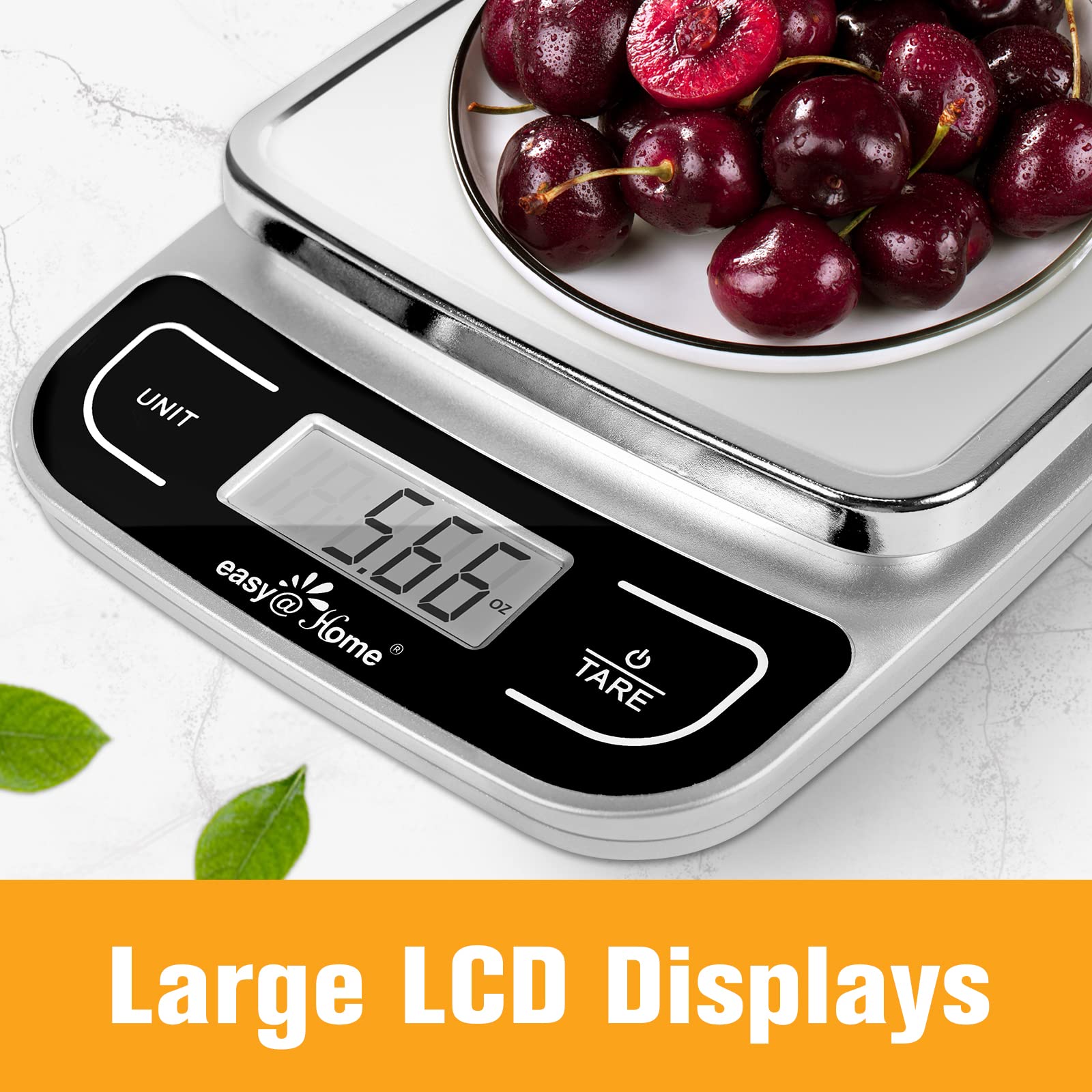 Easy@Home Digital Kitchen Scale Food Scale With High Precision To 0.04Oz And 11 Lbs Capacity, Digital Multifunction Measuring Sc