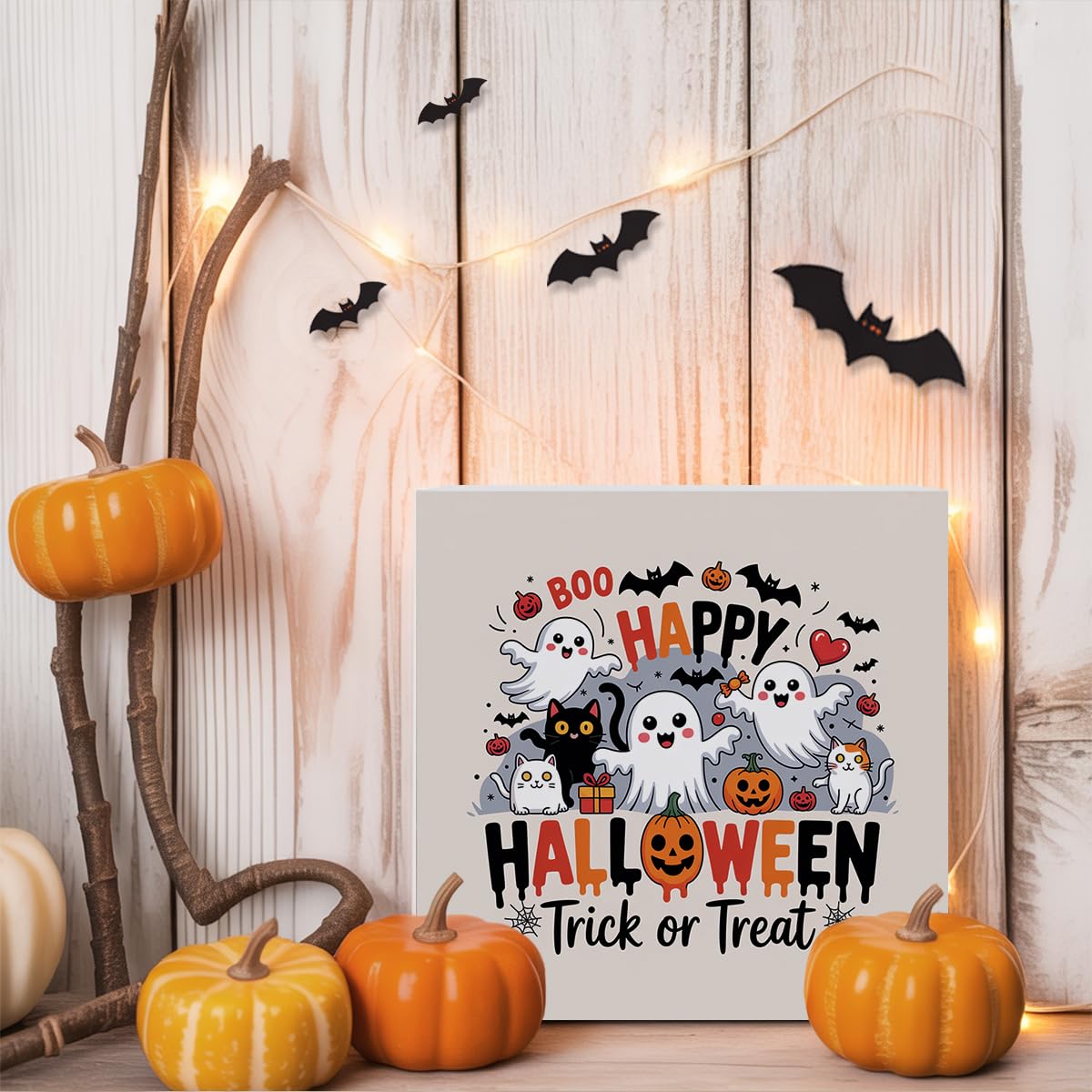 Funny Fall Thanksgiving Desk Decor, Thanksgiving Decoration for Home, Thanksgiving Sign, Let Our Lives Be Full Of Thanks And Giv