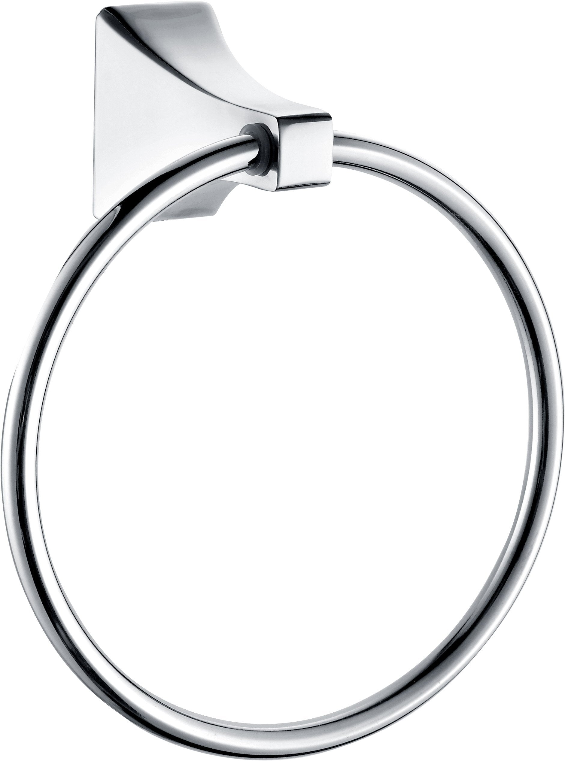 Paradise Bathworks 64026 Shangri-La Towel Ring, Polished Chrome
