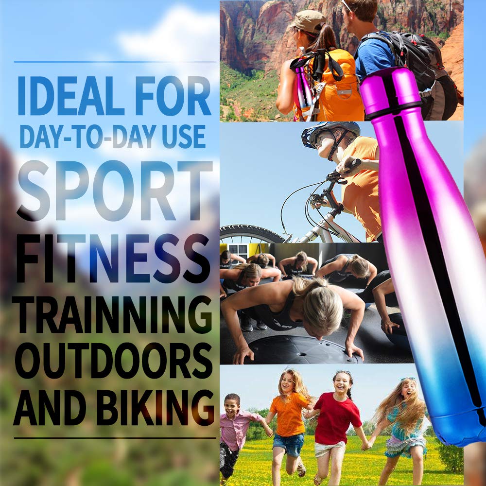 Personalized Insulated Water Bottle Vacuum Flask | Stainless Steel | 12 Hours Hot & 24 Hours Cold 500Ml / 17Oz | Bottles For Sch