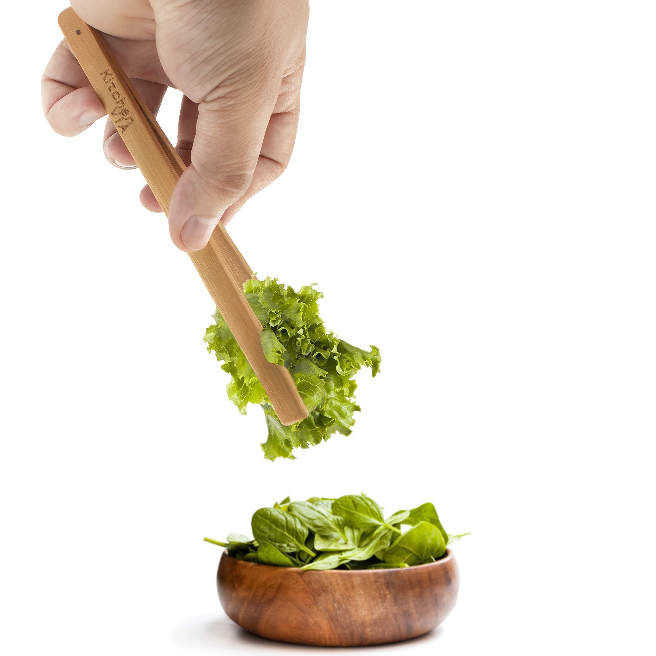 Toaster Buddy Carbonized Bamboo Tongs: Your Versatile Kitchen Companion By Kitchenvia