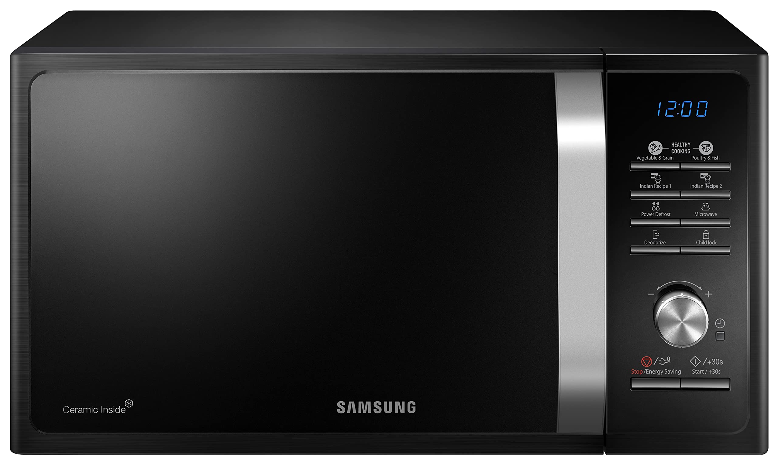 Samsung 23 L Solo Microwave Oven (Ms23A301Tak/Tl, Dark Gray)