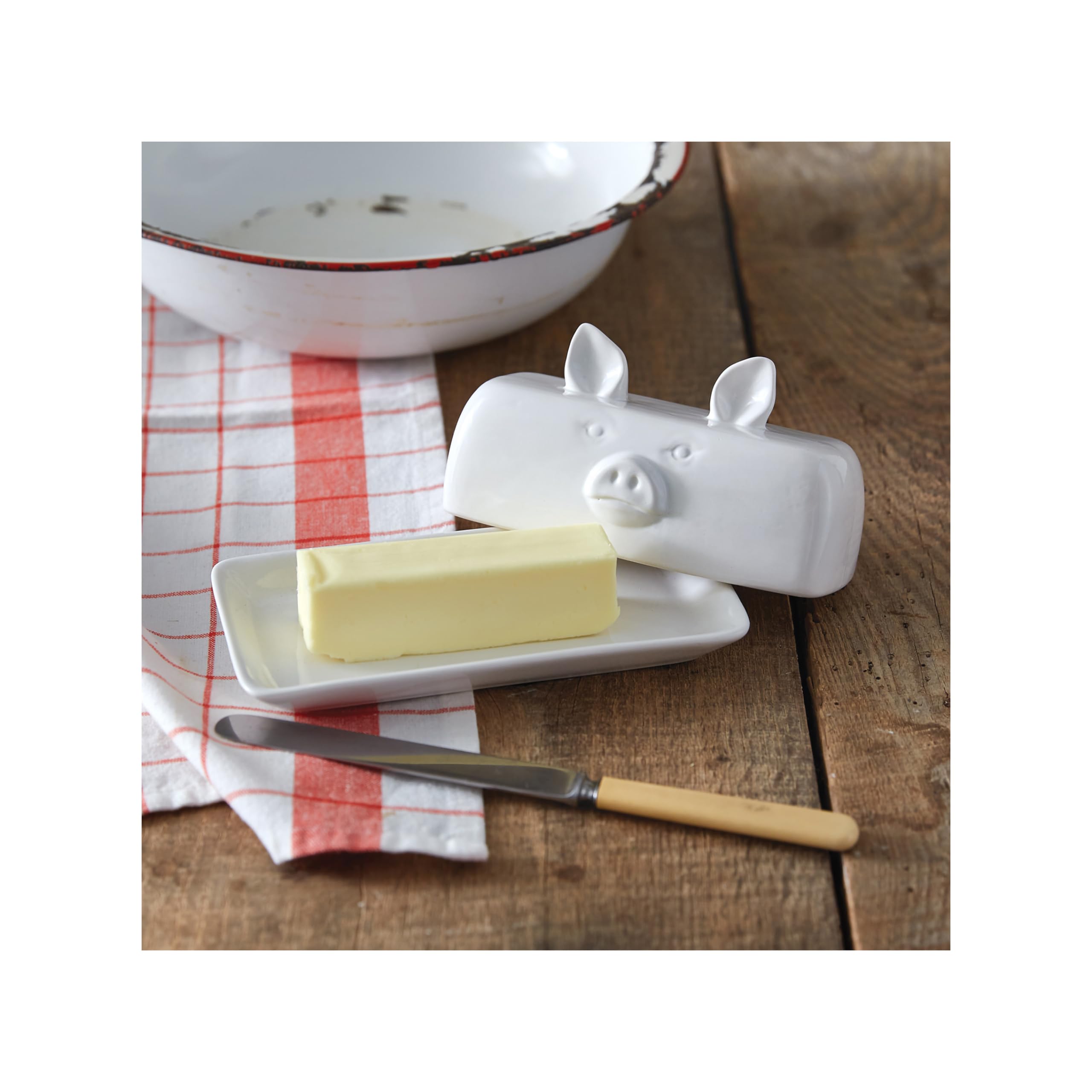 Piglet Butter Dish