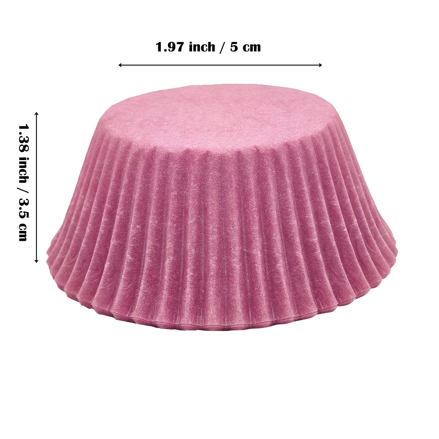 Mombake Premium Purple Greaseproof Cupcake Liners Muffin Paper Baking Cups Standard Sized, 100-Count