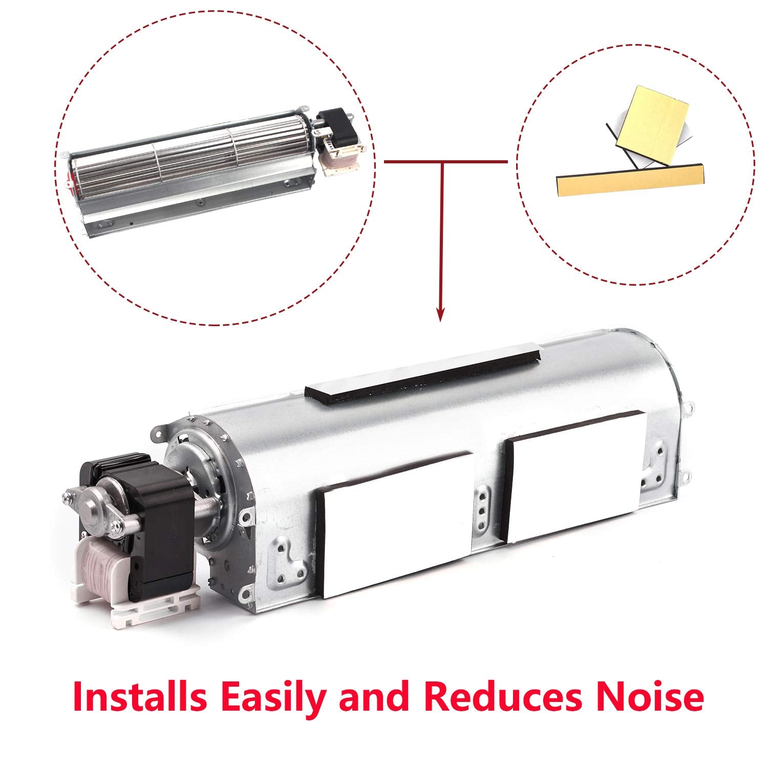Replacement Fireplace Blower Kit for Desa BKT BK, FMI, Vanguard, Comfort Glow, Comfort Flame Fireplaces, GA3750 GA3700 GA3750A G